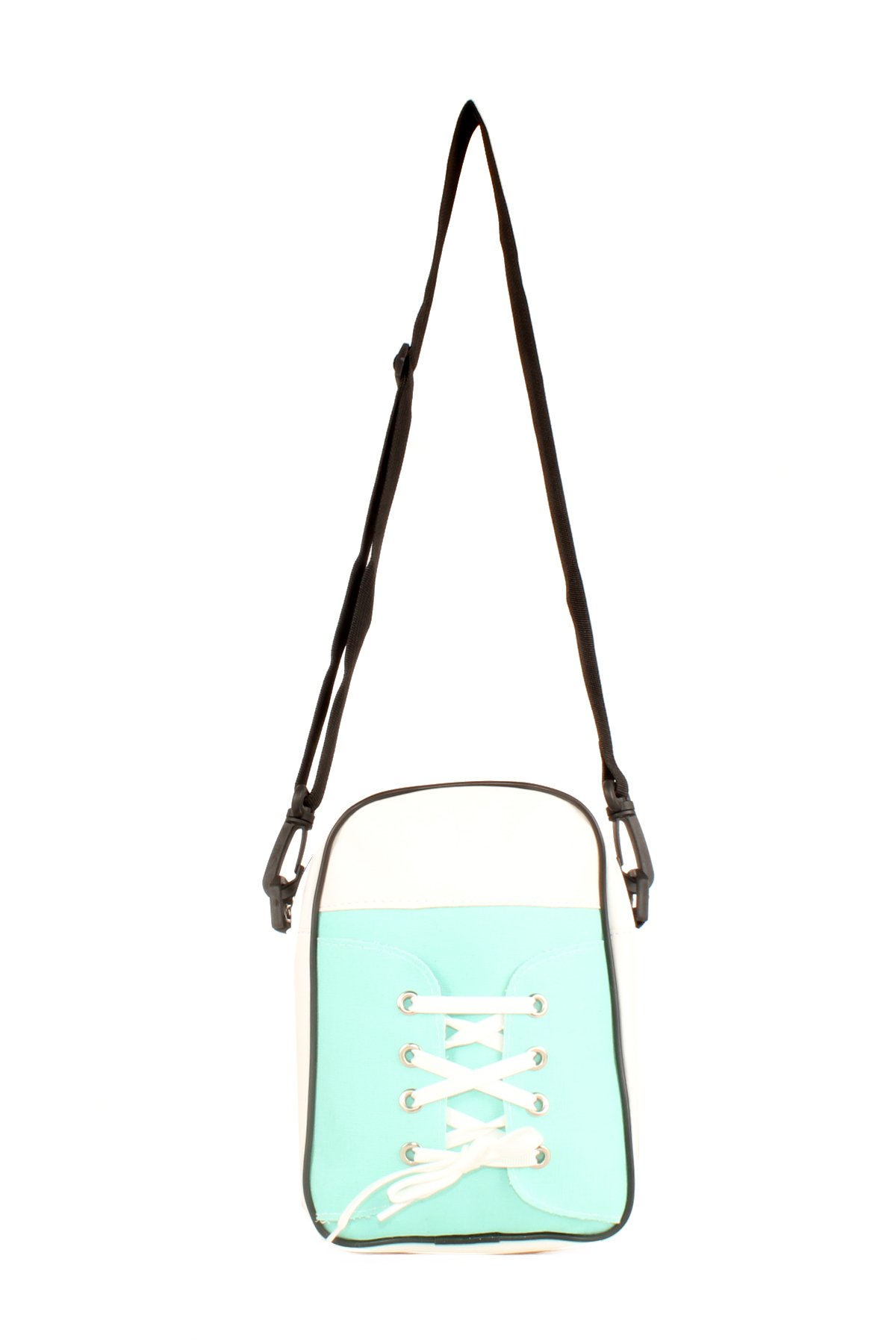 LWE20628-SyhTalhaLuwwe Bag'sKadın Bağcık Detaylı Converse Tarz Ayakkabı Model Çapraz ve Omuz Çanta (20628)