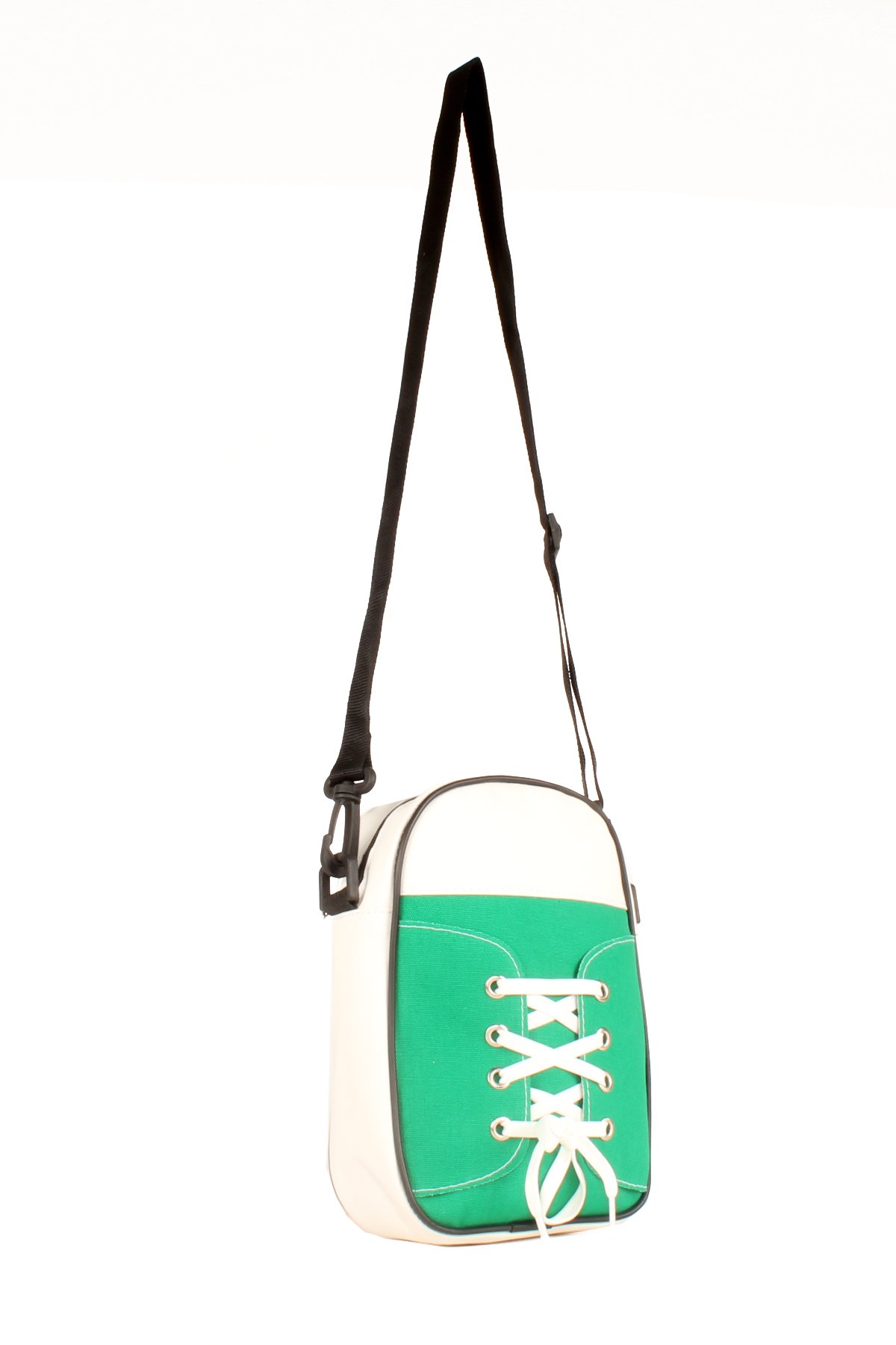 LWE20628-SyhTalhaLuwwe Bag'sKadın Bağcık Detaylı Converse Tarz Ayakkabı Model Çapraz ve Omuz Çanta (20628)