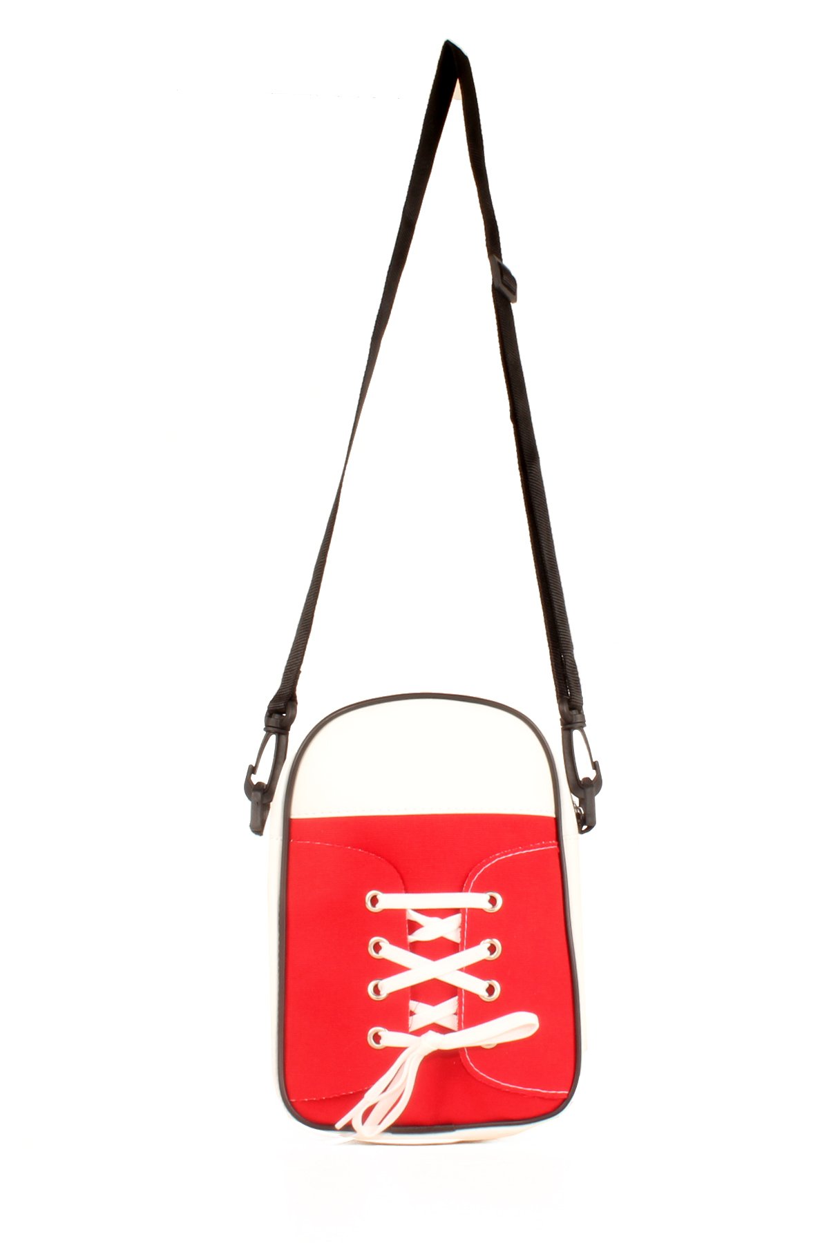 LWE20628-SyhTalhaLuwwe Bag'sKadın Bağcık Detaylı Converse Tarz Ayakkabı Model Çapraz ve Omuz Çanta (20628)