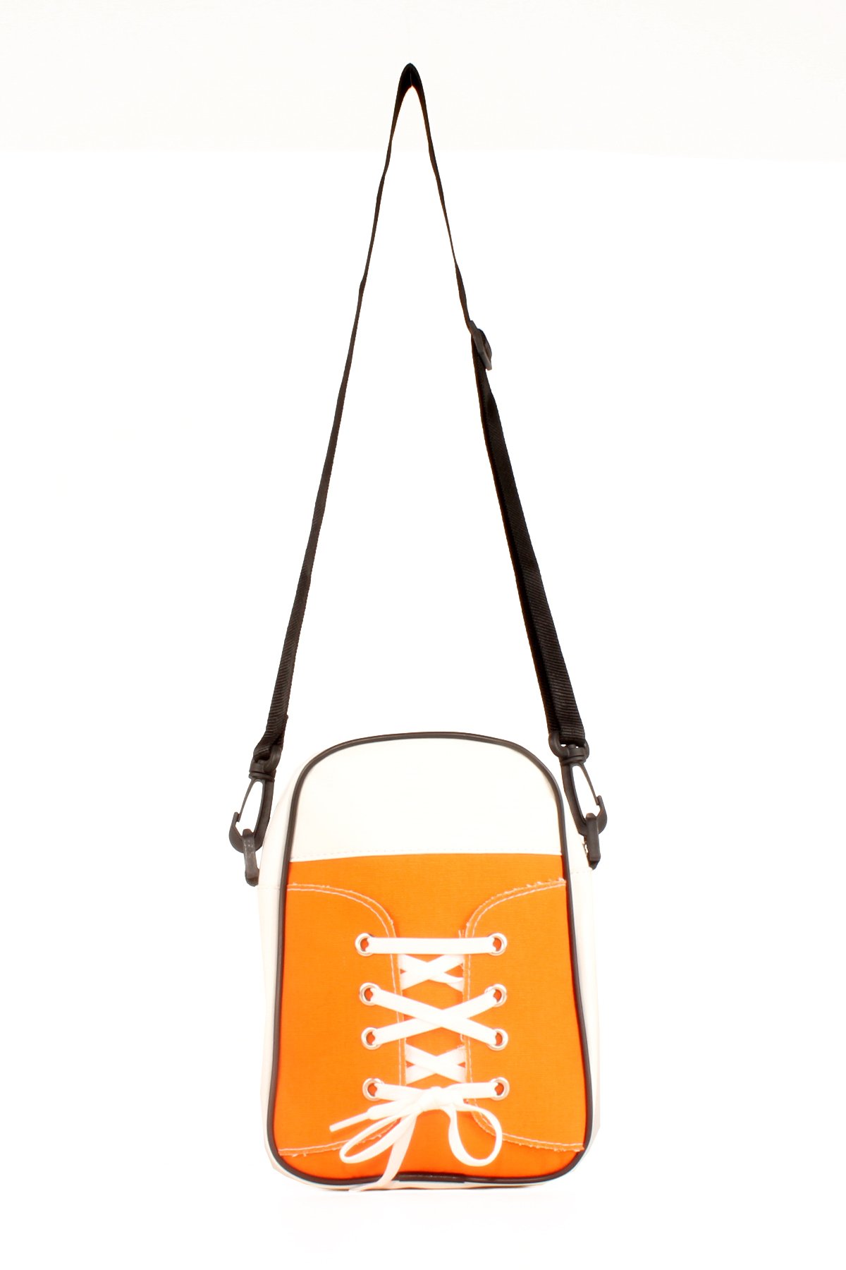 LWE20628-SyhTalhaLuwwe Bag'sKadın Bağcık Detaylı Converse Tarz Ayakkabı Model Çapraz ve Omuz Çanta (20628)