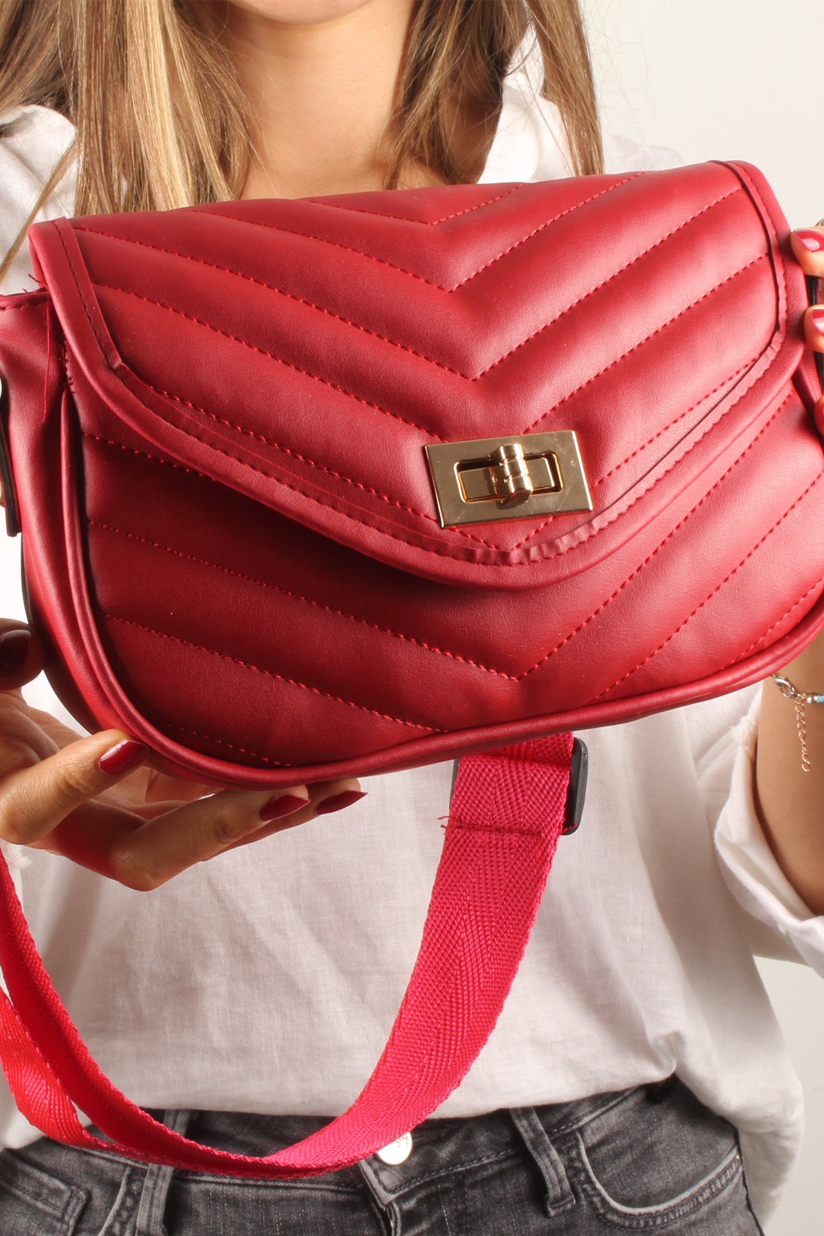 LWE20395-SLuwweLuwwe Bag'sKadın Bez Askılı Omuz Çantası (20395)