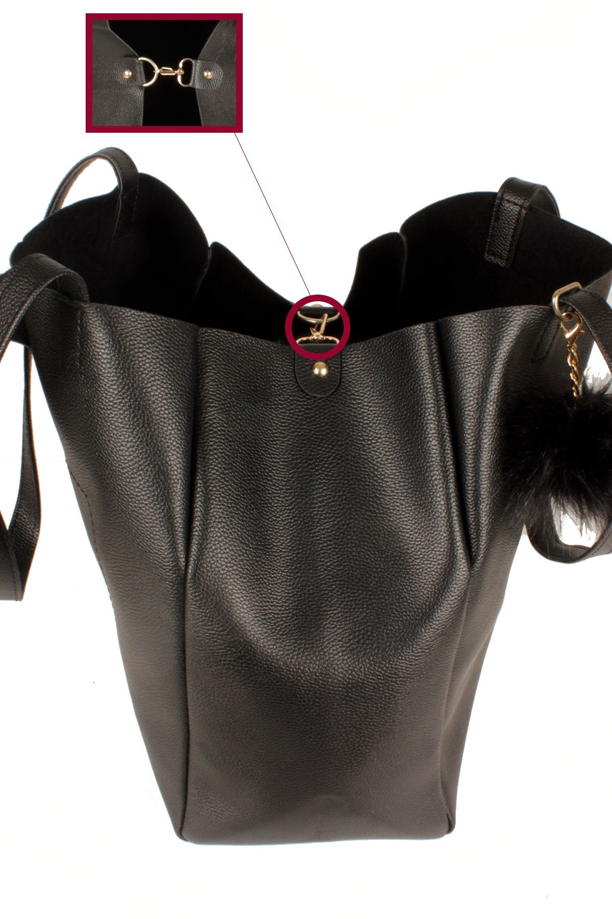 LWE20537-STalhaLuwwe Bag'sKadın Büyük Boy Anne Tarz Omuz Çantası (50537)