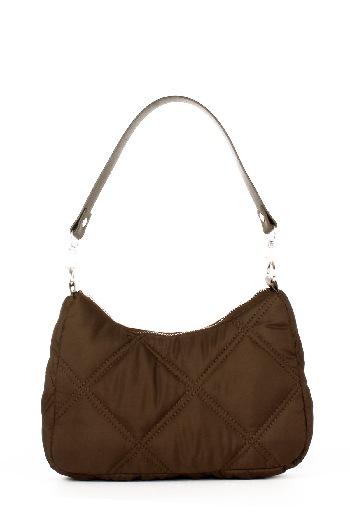 LWE10591-STalhaLuwwe Bag'sKadın Çift Askılı Saten Dokulu Baguette&Omuz Çantası (10591)