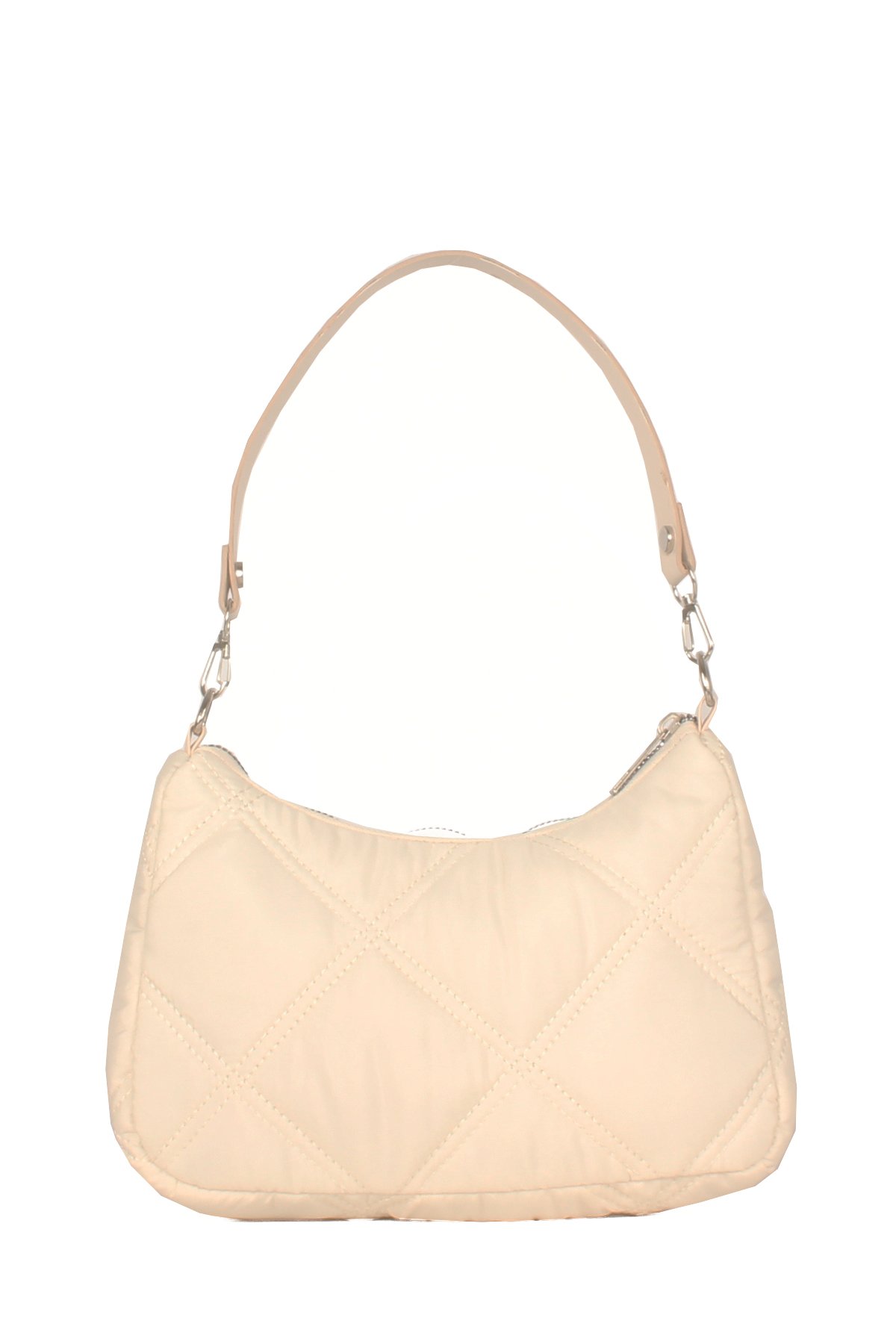 LWE10591-STalhaLuwwe Bag'sKadın Çift Askılı Saten Dokulu Baguette&Omuz Çantası (10591)