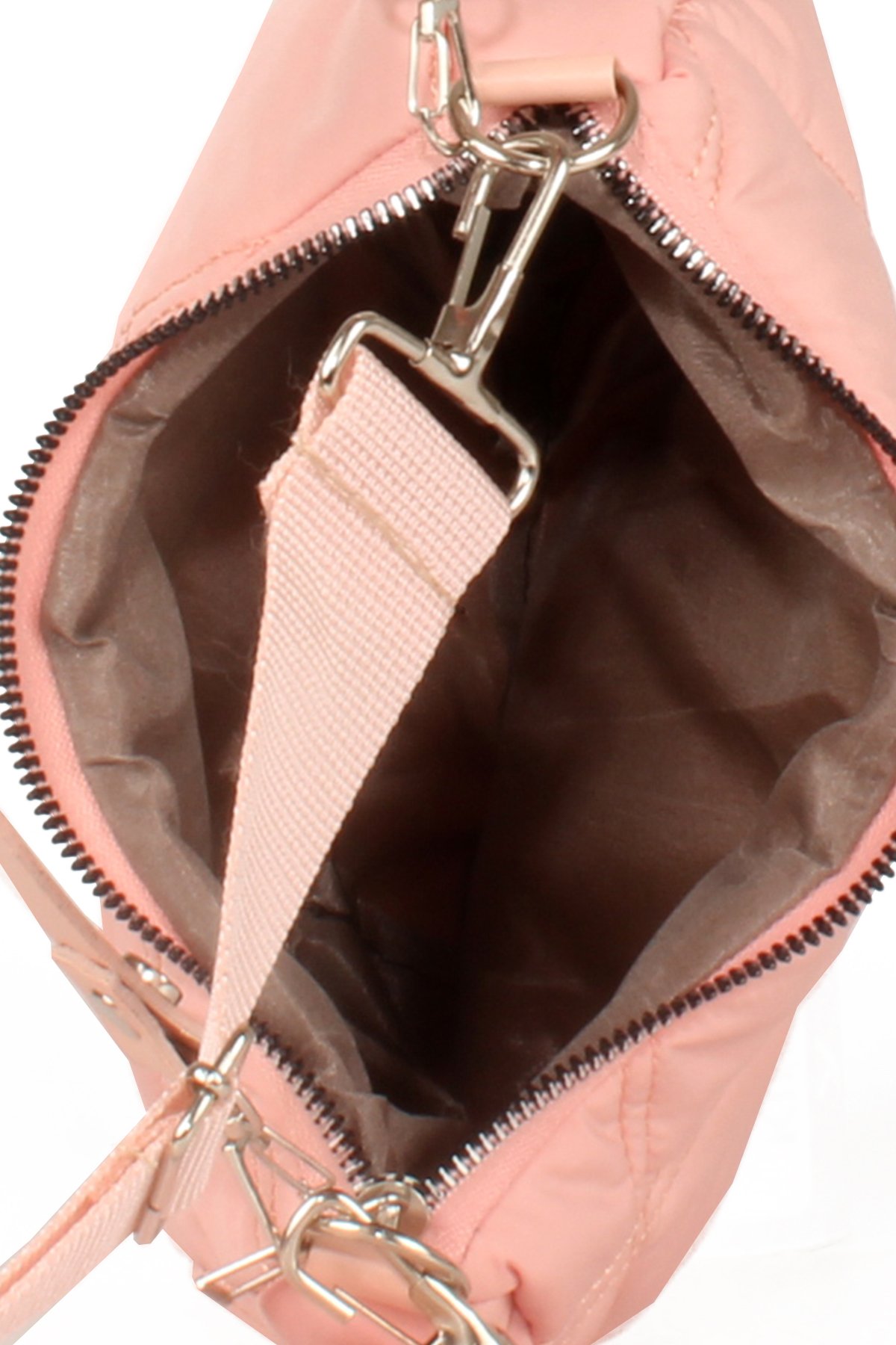 LWE10591-STalhaLuwwe Bag'sKadın Çift Askılı Saten Dokulu Baguette&Omuz Çantası (10591)