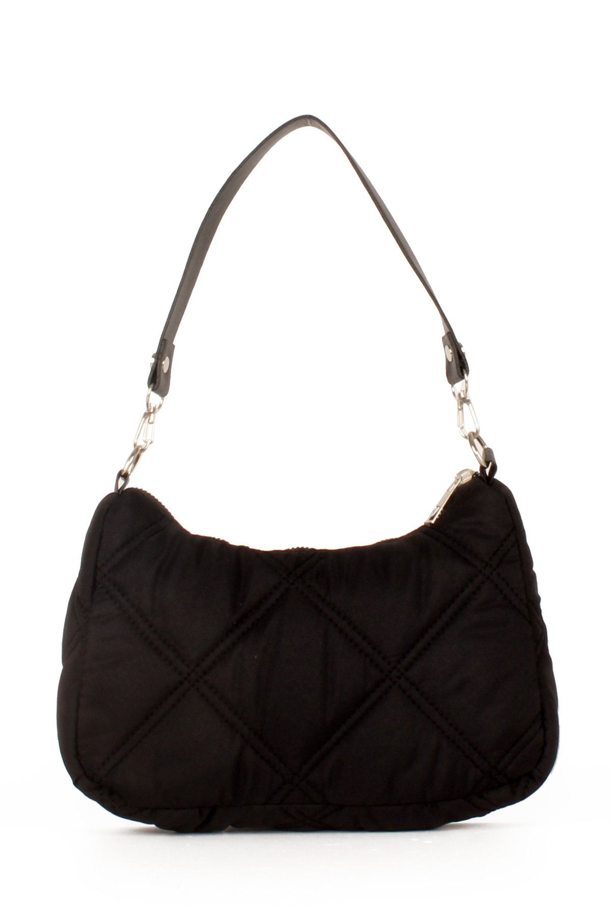 LWE10591-STalhaLuwwe Bag'sKadın Çift Askılı Saten Dokulu Baguette&Omuz Çantası (10591)