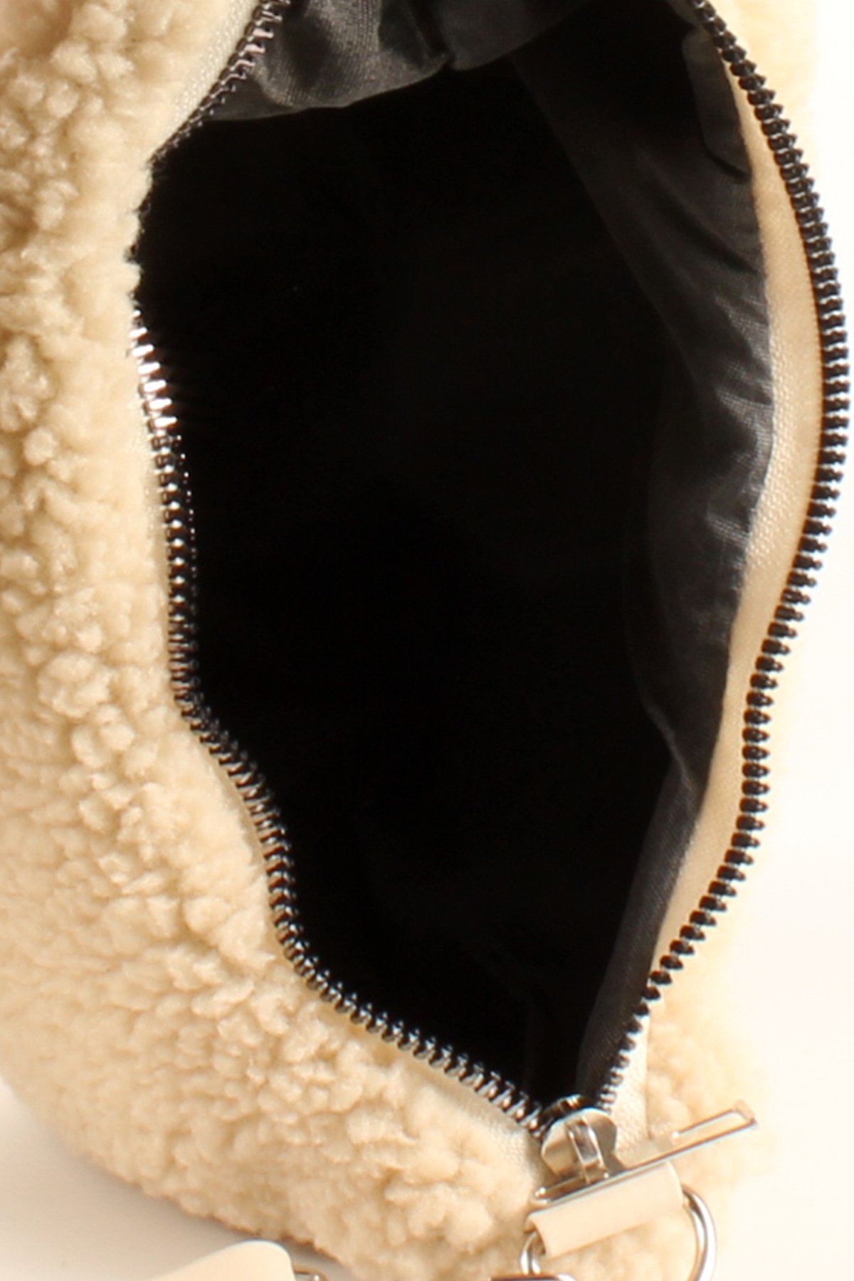 LWE10716-SyhTalhaLuwwe Bag'sKadın Çift Askılı Suni Kürklü-Peluş Baget Omuz Çantası (10716)