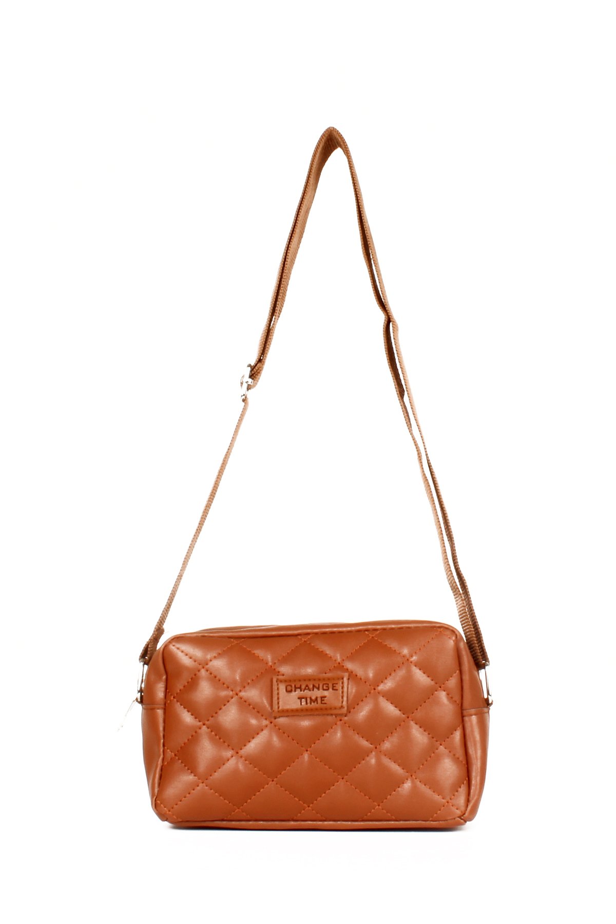 LWE20623-SyhTalhaLuwwe Bag'sKadın Çift Bölmeli Kapitoneli Kolon Askılı Omuz ve Çapraz Çanta (20623)