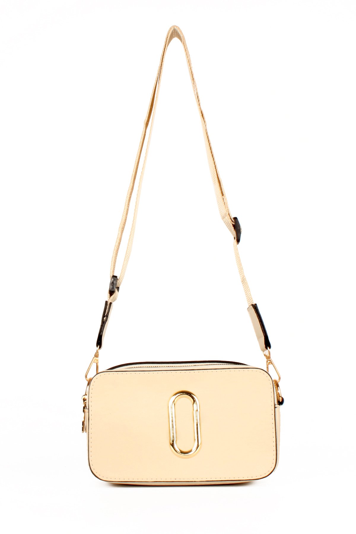 LWE10583-BTalhaLuwwe Bag'sKadın Çift Bölmeli Kolon Askılı Kasalı Omuz Çantası (10583)