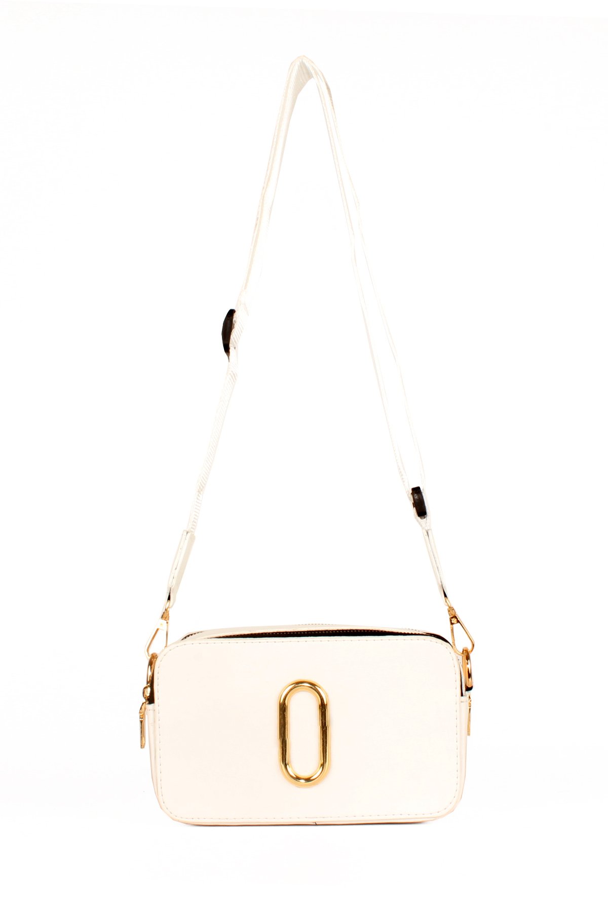 LWE10583-BTalhaLuwwe Bag'sKadın Çift Bölmeli Kolon Askılı Kasalı Omuz Çantası (10583)