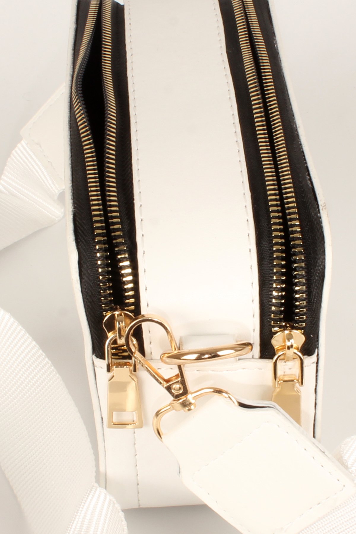 LWE10583-BTalhaLuwwe Bag'sKadın Çift Bölmeli Kolon Askılı Kasalı Omuz Çantası (10583)