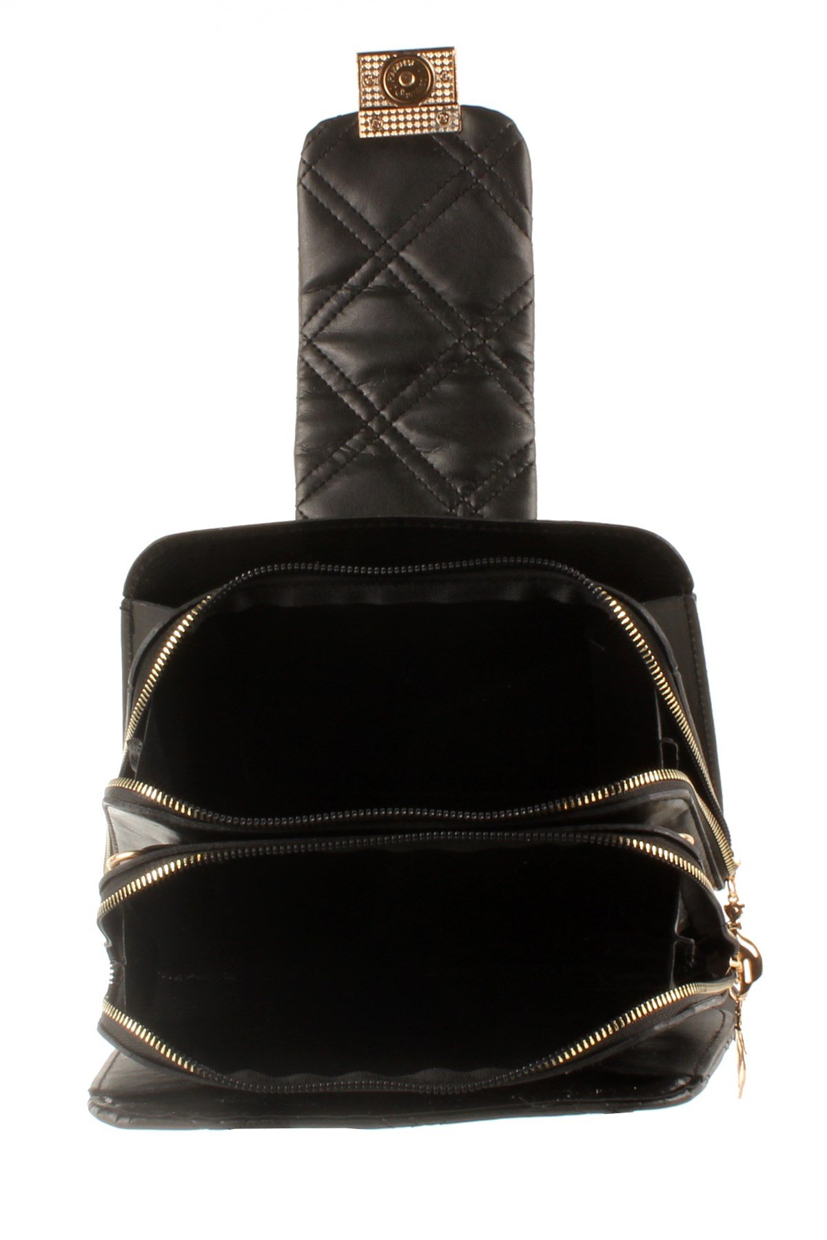 LWE10429-SLuwweLuwwe Bag'sKadın Çift Fermuarlı Kapitone Omuz Çantası (10429)