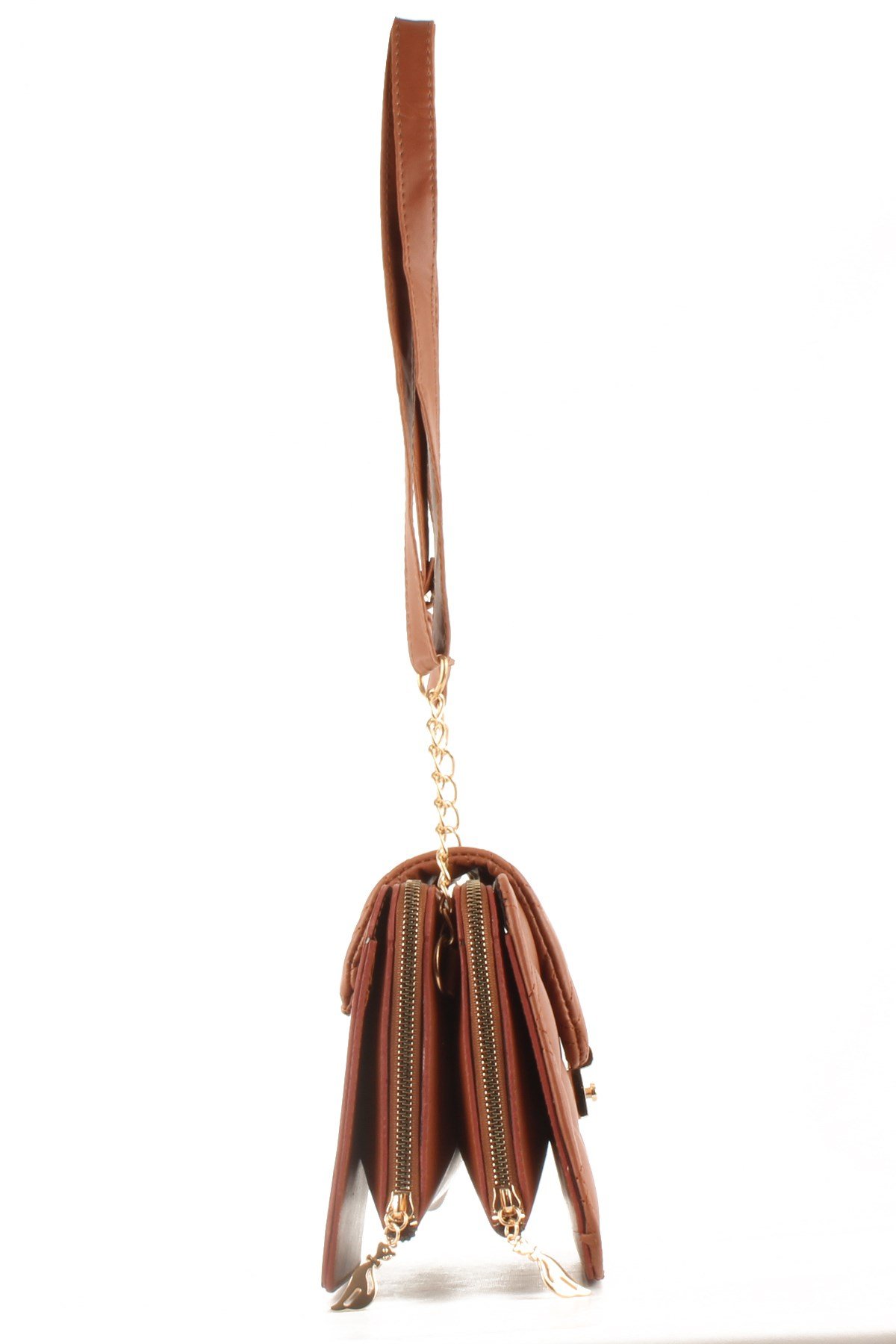 LWE10429-SLuwweLuwwe Bag'sKadın Çift Fermuarlı Kapitone Omuz Çantası (10429)