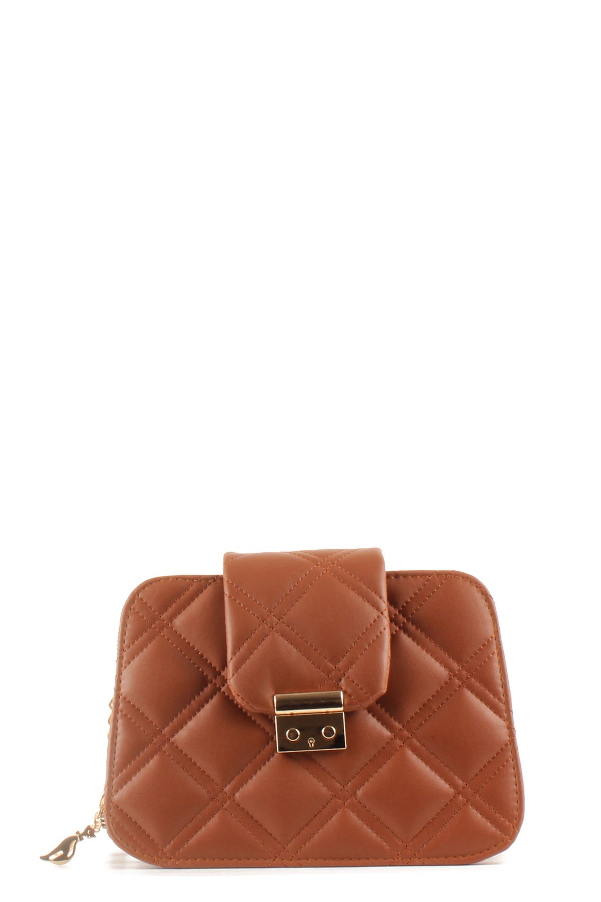 LWE10429-SLuwweLuwwe Bag'sKadın Çift Fermuarlı Kapitone Omuz Çantası (10429)