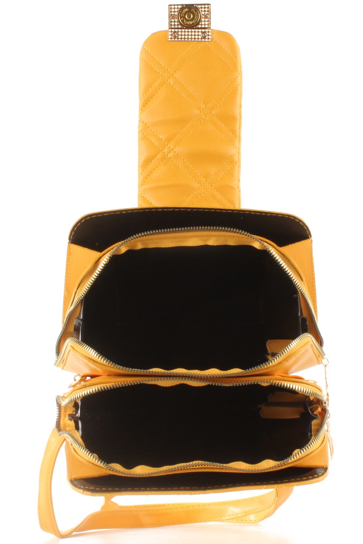 LWE10429-SLuwweLuwwe Bag'sKadın Çift Fermuarlı Kapitone Omuz Çantası (10429)