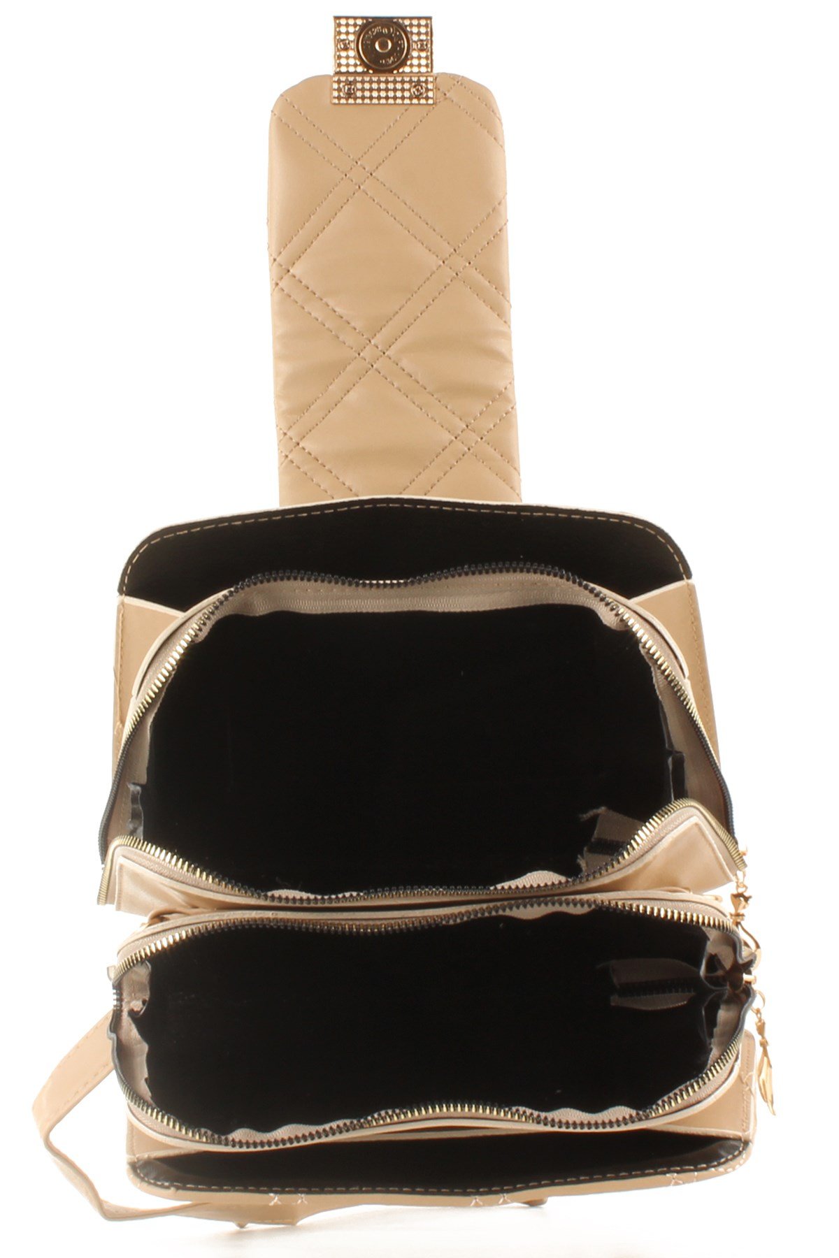 LWE10429-SLuwweLuwwe Bag'sKadın Çift Fermuarlı Kapitone Omuz Çantası (10429)