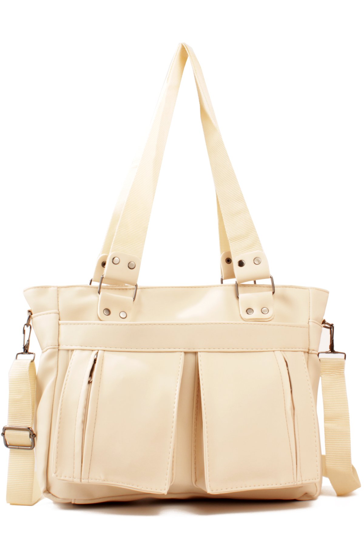 LWE1827-SyhTalhaLuwwe Bag'sKadın Çok Bölmeli Anne Tarz Saten Doku Tak&Çıkar Dokuma Kolon Omuz Askılı El ve Omuz Çantası (1827)