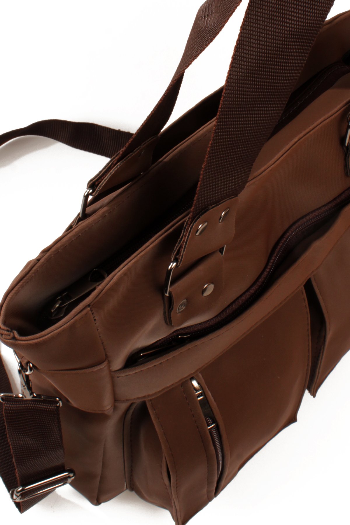 LWE1827-SyhTalhaLuwwe Bag'sKadın Çok Bölmeli Anne Tarz Saten Doku Tak&Çıkar Dokuma Kolon Omuz Askılı El ve Omuz Çantası (1827)