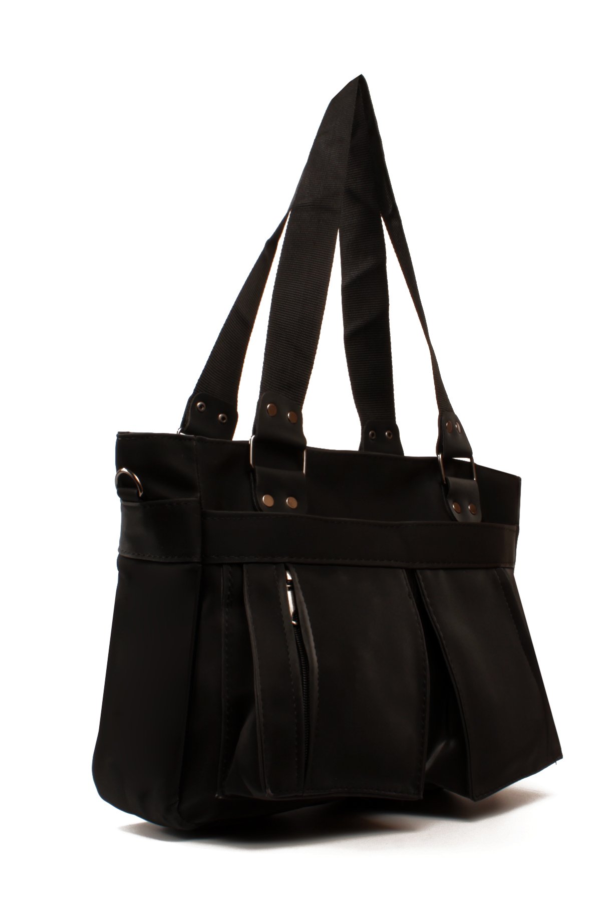 LWE1827-SyhTalhaLuwwe Bag'sKadın Çok Bölmeli Anne Tarz Saten Doku Tak&Çıkar Dokuma Kolon Omuz Askılı El ve Omuz Çantası (1827)