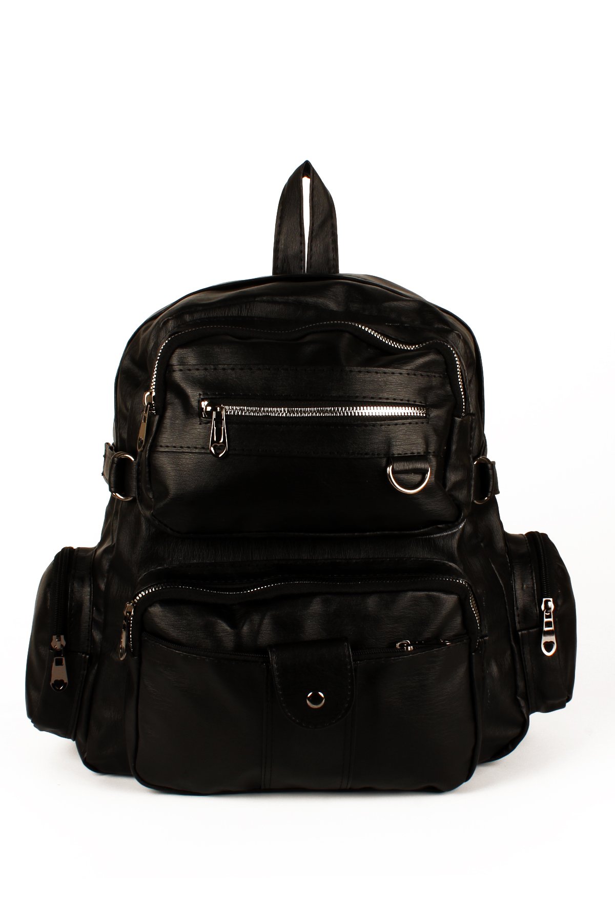 LWE1748-SyhTalhaLuwwe Bag'sKadın Çok Bölmeli Yıkama Deri Salaş Günlük & Okul Sırt Çantası  (1748)