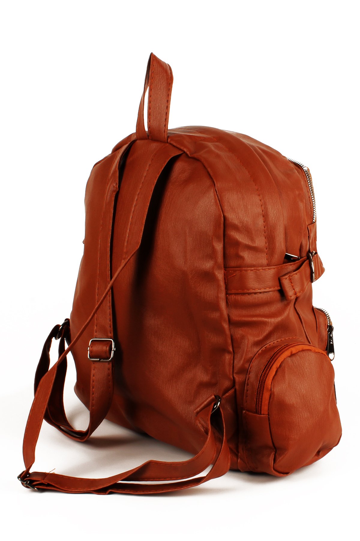 LWE1748-SyhTalhaLuwwe Bag'sKadın Çok Bölmeli Yıkama Deri Salaş Günlük & Okul Sırt Çantası  (1748)