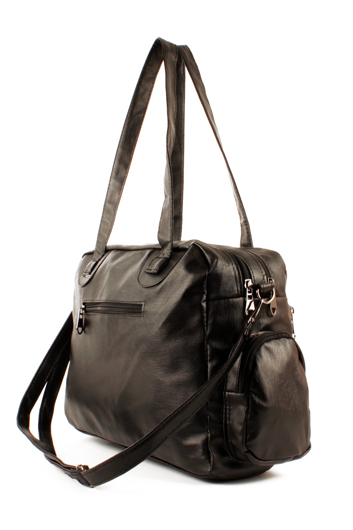 LWE1779-SyhTalhaLuwwe Bag'sKadın Çok Çepli İki Ana Bölmeli Anne Tarz Yıkama Deri Salaş El ve Omuz Çantası (1779)