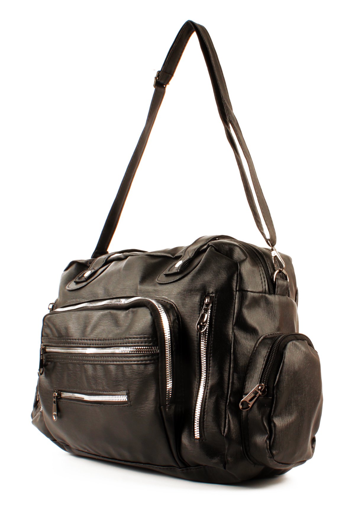 LWE1779-SyhTalhaLuwwe Bag'sKadın Çok Çepli İki Ana Bölmeli Anne Tarz Yıkama Deri Salaş El ve Omuz Çantası (1779)