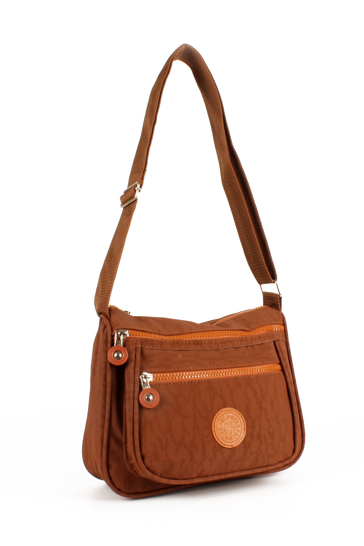 LWE10730-SyhTalhaLuwwe Bag'sKadın Çok Cepli Krinkle Kumaş Postacı Tarz Omuz Çapraz Çanta (10730)