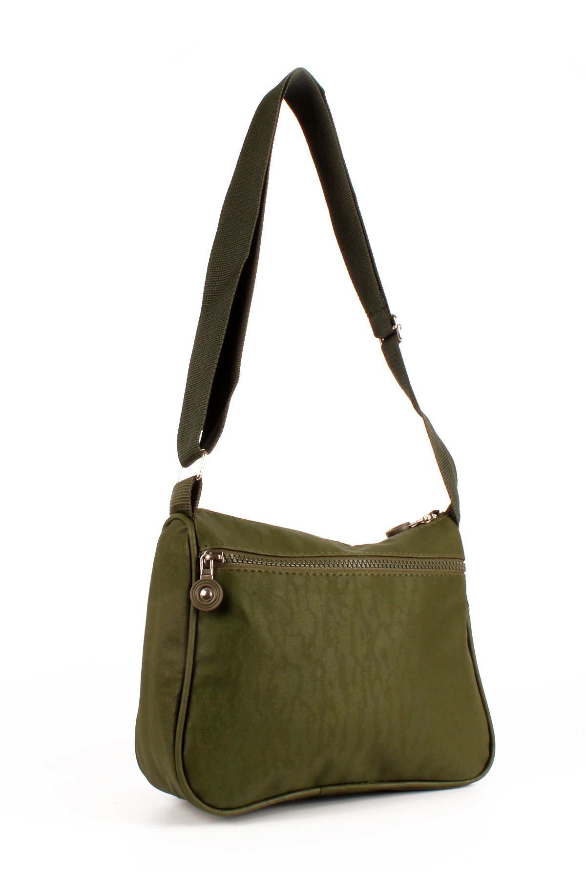 LWE10730-SyhTalhaLuwwe Bag'sKadın Çok Cepli Krinkle Kumaş Postacı Tarz Omuz Çapraz Çanta (10730)