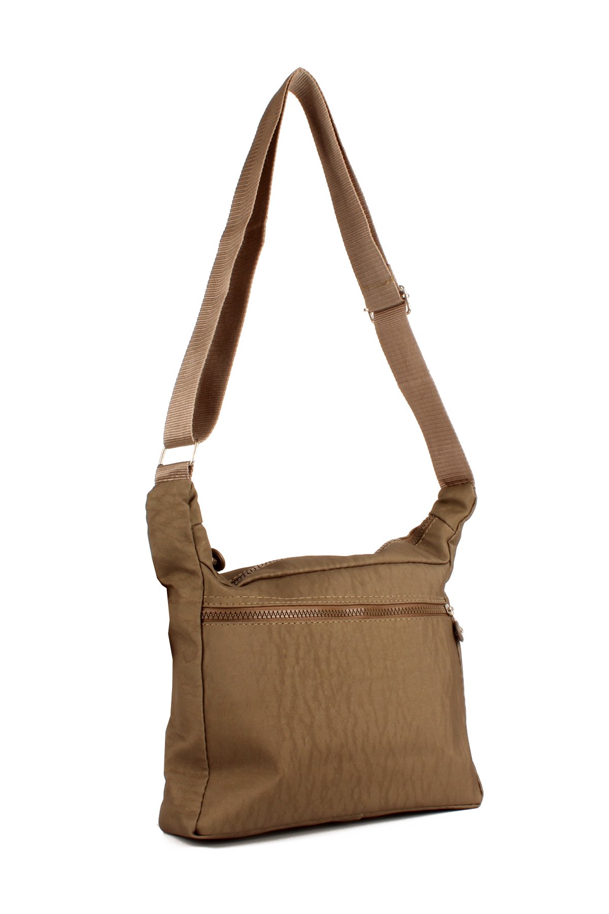 LWE10678-SyhTalhaLuwwe Bag'sKadın Çok Cepli Yıkanmış Krinkle Kumaş Postacı Tarz Omuz Çapraz Çanta (10678)