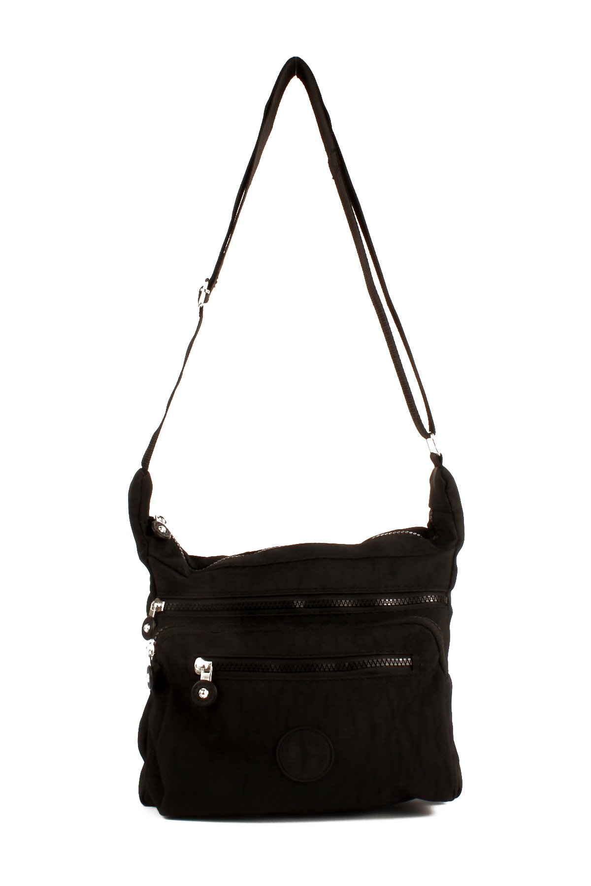 LWE10678-SyhTalhaLuwwe Bag'sKadın Çok Cepli Yıkanmış Krinkle Kumaş Postacı Tarz Omuz Çapraz Çanta (10678)