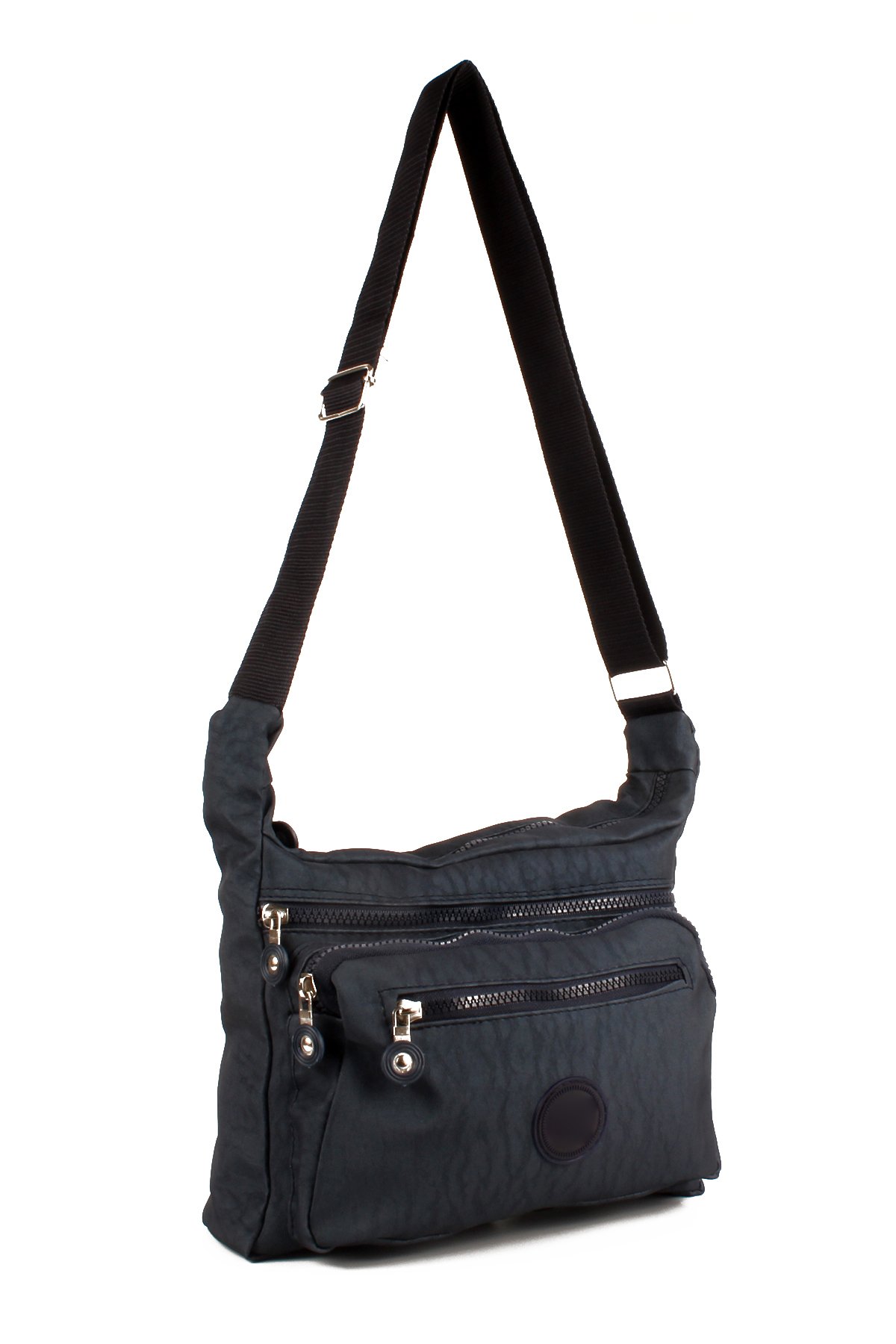 LWE10678-SyhTalhaLuwwe Bag'sKadın Çok Cepli Yıkanmış Krinkle Kumaş Postacı Tarz Omuz Çapraz Çanta (10678)