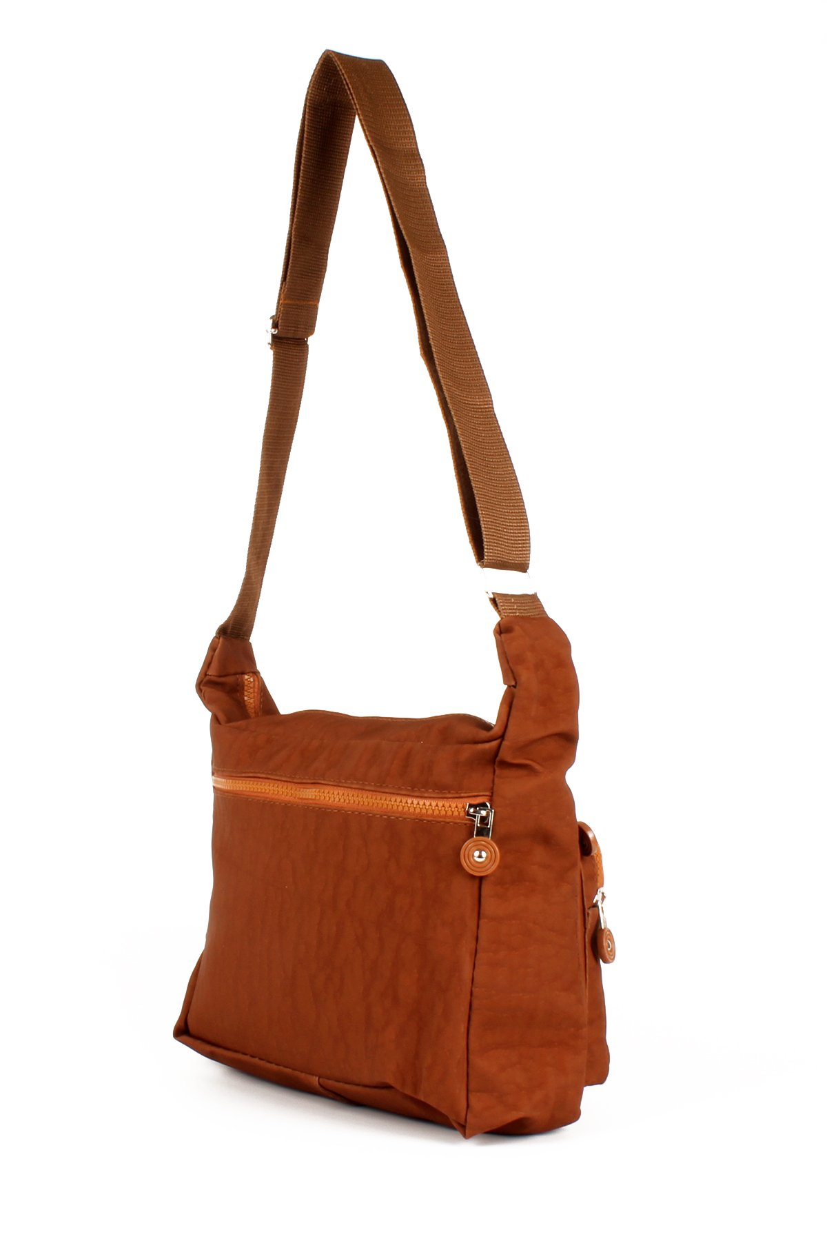 LWE10678-SyhTalhaLuwwe Bag'sKadın Çok Cepli Yıkanmış Krinkle Kumaş Postacı Tarz Omuz Çapraz Çanta (10678)