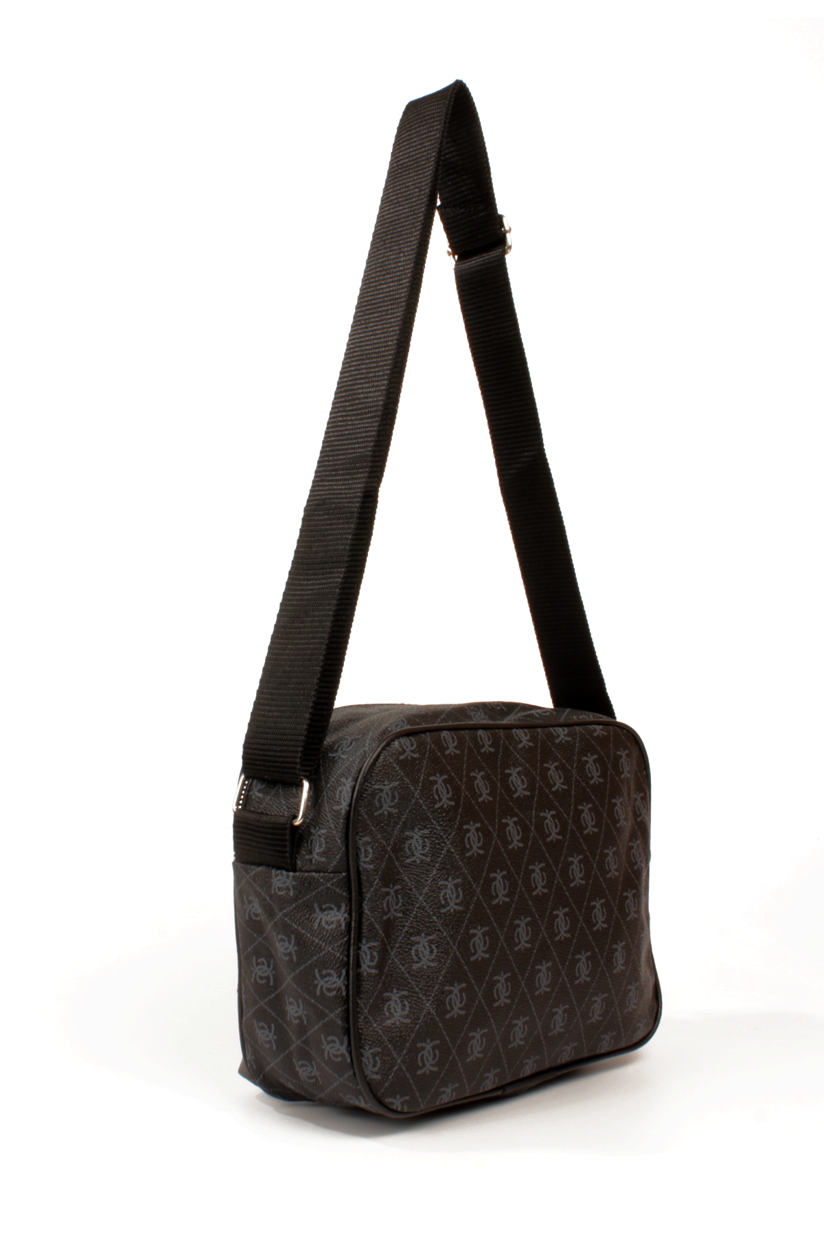 LWE20788-SyhTalhaLuwwe Bag'sKadın Çok Gözlü Desenli Deri Spor Kolon Askılı Yazı Detaylı Omuz&Çapraz Çanta (20788)