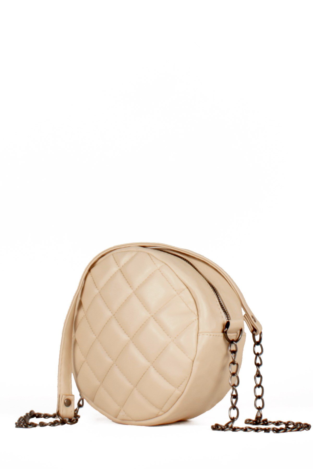 LWE20487-STalhaLuwwe Bag'sKadın Davul Model Kapitone Puantiye İşlemeli Omuz Çantası (20487)