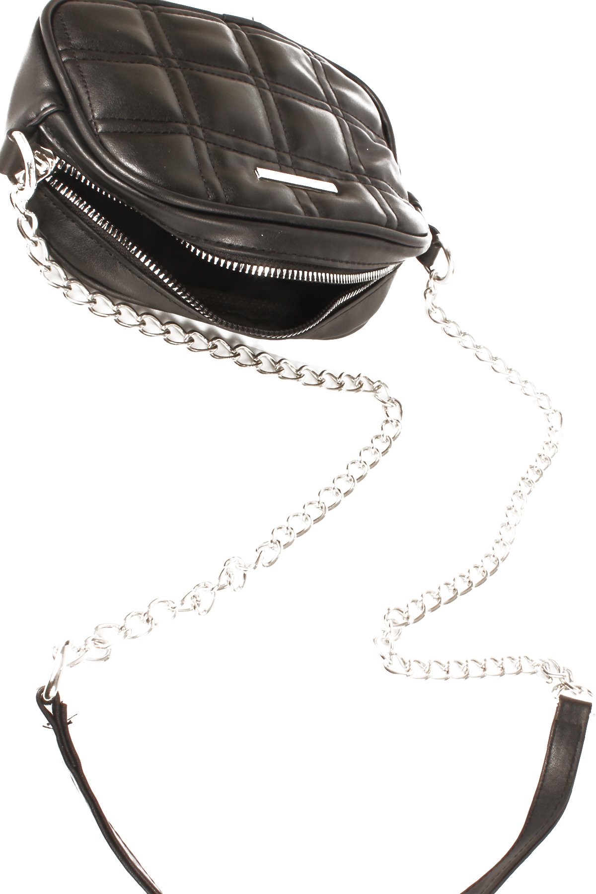 LWE10673-SyhTalhaLuwwe Bag'sKadın Deri Görünümlü Kapitoneli Zincir Detay Askılı Çapraz-Omuz Çantası (10673)