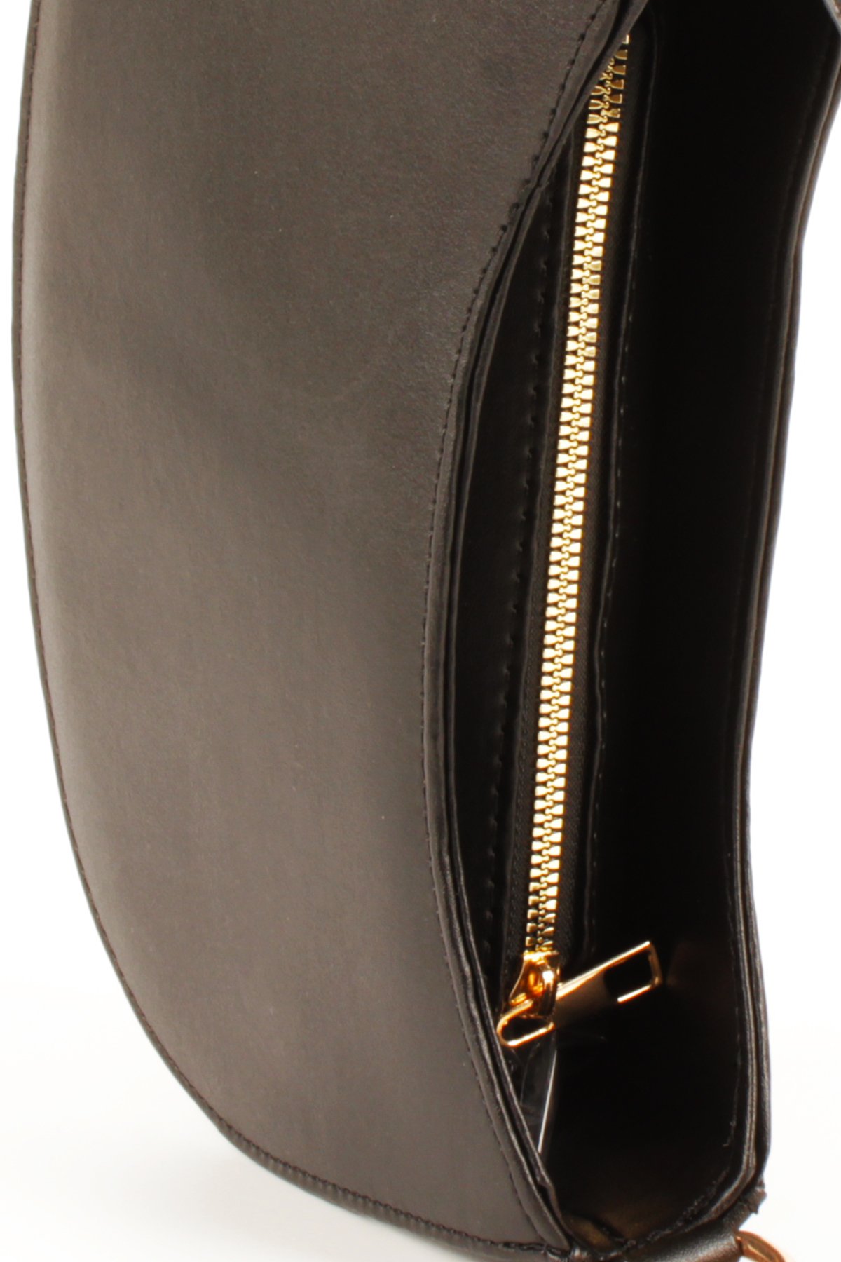 LWE10774-SyhTalhaLuwwe Bag'sKadın Deri Görünümlü Yarı Zincir Askılı Omuz ve Baget Çanta (10774)