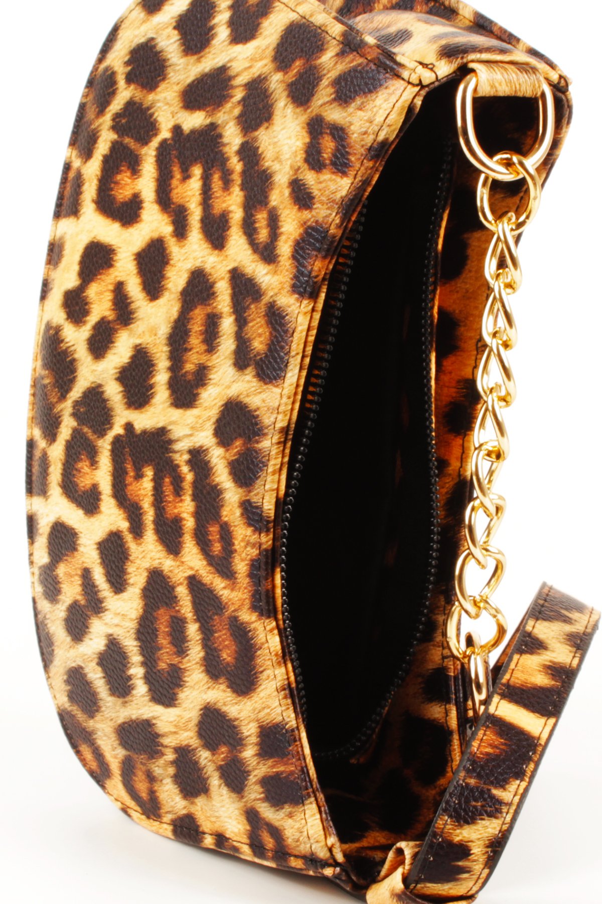 LWE10774-SyhTalhaLuwwe Bag'sKadın Deri Görünümlü Yarı Zincir Askılı Omuz ve Baget Çanta (10774)