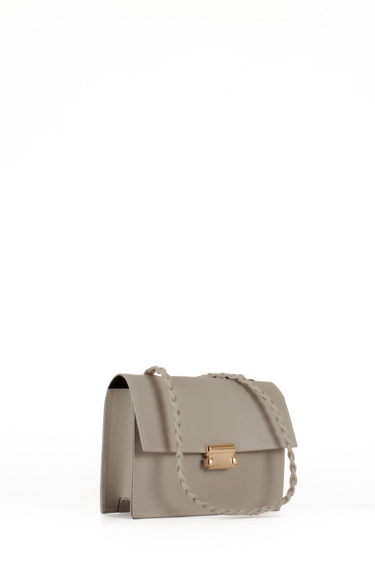 LWE20508-STalhaLuwwe Bag'sKadın Deri Örgülü Askı Omuz Çantası (20508)