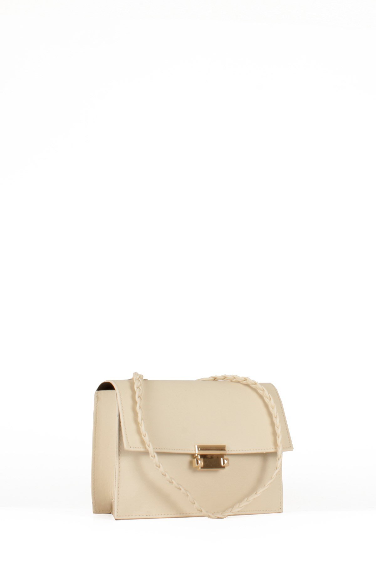 LWE20508-STalhaLuwwe Bag'sKadın Deri Örgülü Askı Omuz Çantası (20508)