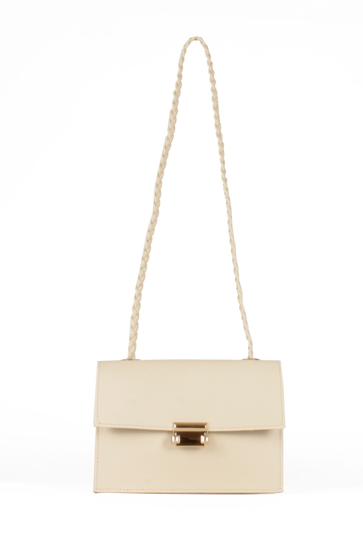 LWE20508-STalhaLuwwe Bag'sKadın Deri Örgülü Askı Omuz Çantası (20508)