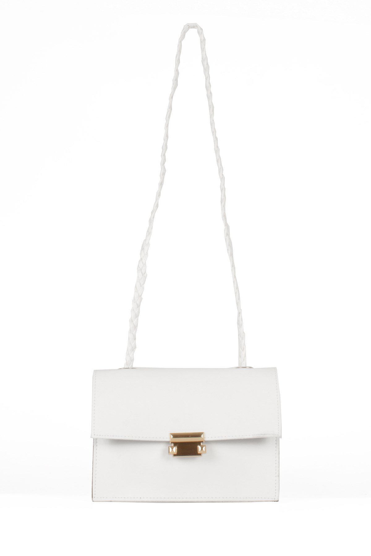 LWE20508-STalhaLuwwe Bag'sKadın Deri Örgülü Askı Omuz Çantası (20508)