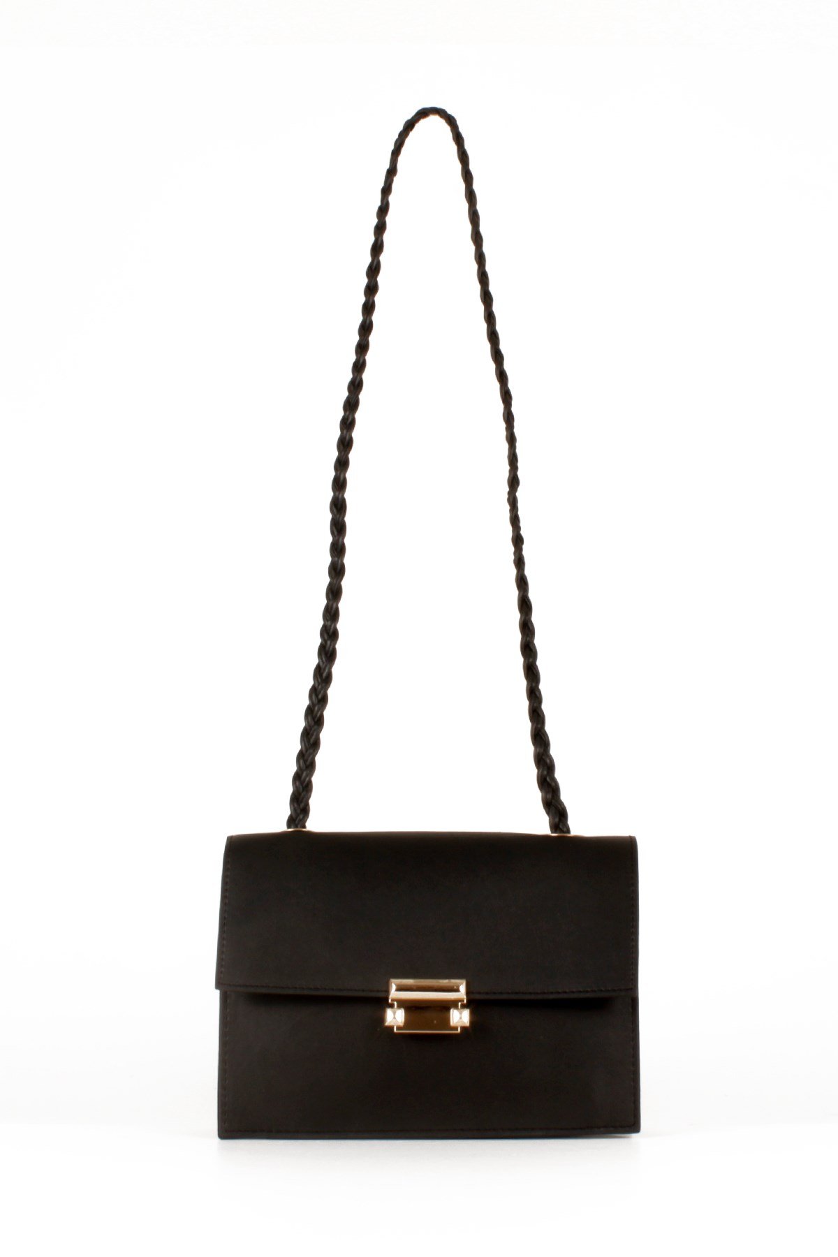 LWE20508-STalhaLuwwe Bag'sKadın Deri Örgülü Askı Omuz Çantası (20508)