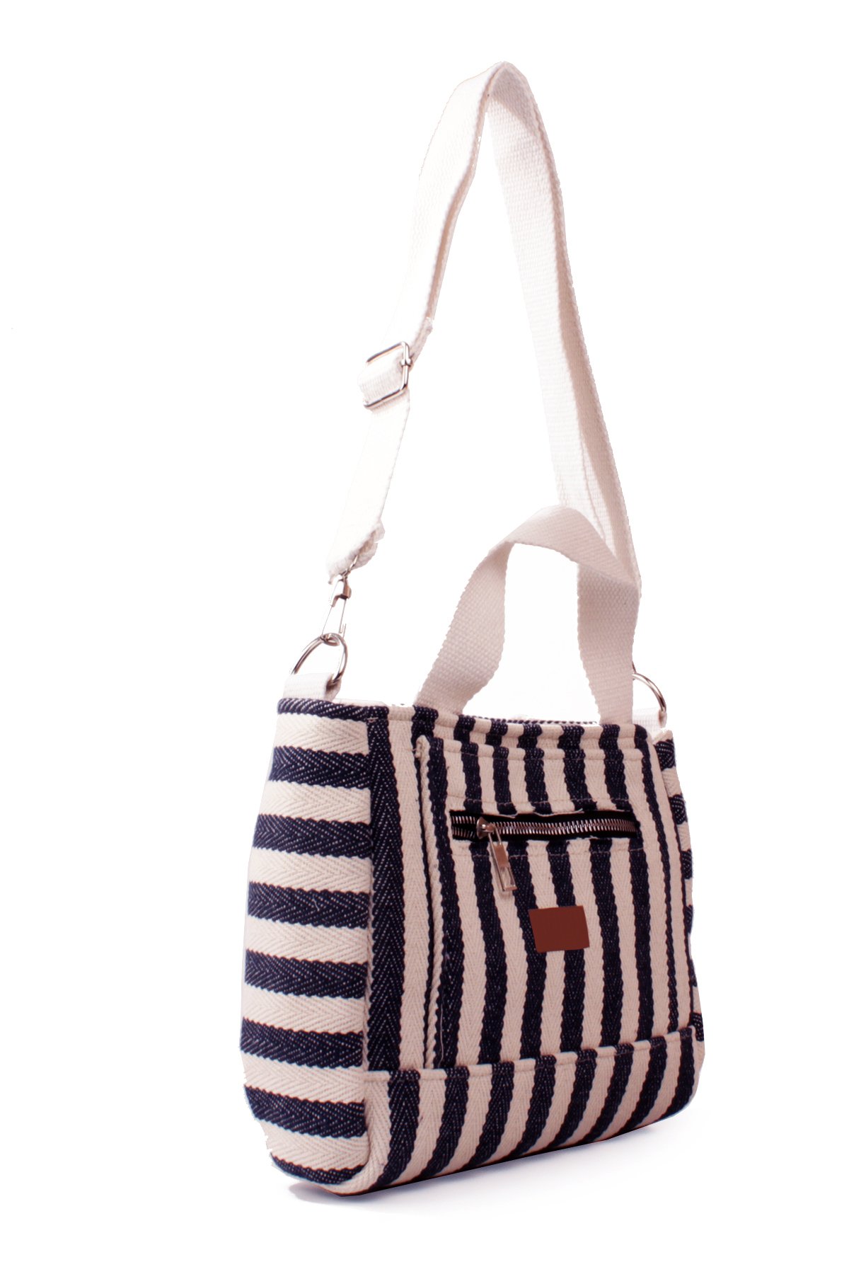 LWE10830-Laci-ByzTalhaLuwwe Bag'sKadın Dokuma Keten Kumaş Salaş Tarz Orta Boy Ön Cepli Omuz Askılı El ve Omuz Tote Çanta (10830)