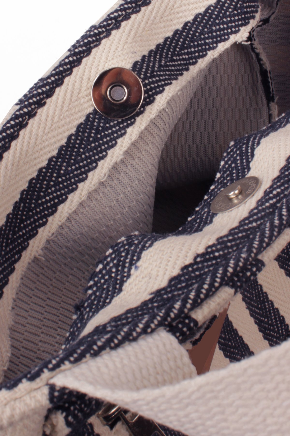 LWE10830-Laci-ByzTalhaLuwwe Bag'sKadın Dokuma Keten Kumaş Salaş Tarz Orta Boy Ön Cepli Omuz Askılı El ve Omuz Tote Çanta (10830)