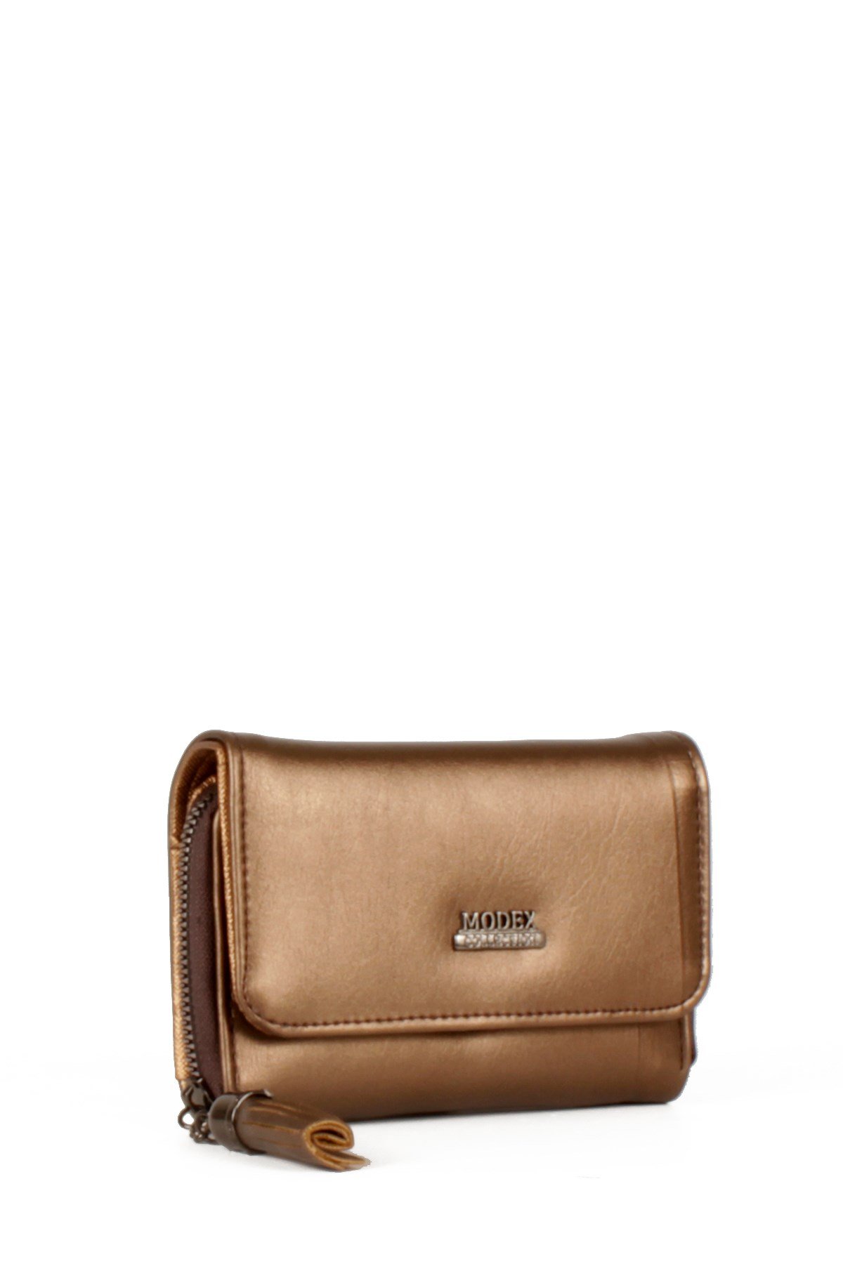 LWE50527-STalhaLuwwe Bag'sKadın Fermuarlı Kapaklı Detaylı Çift Bölmeli Cüzdan&Kartlık (50527)