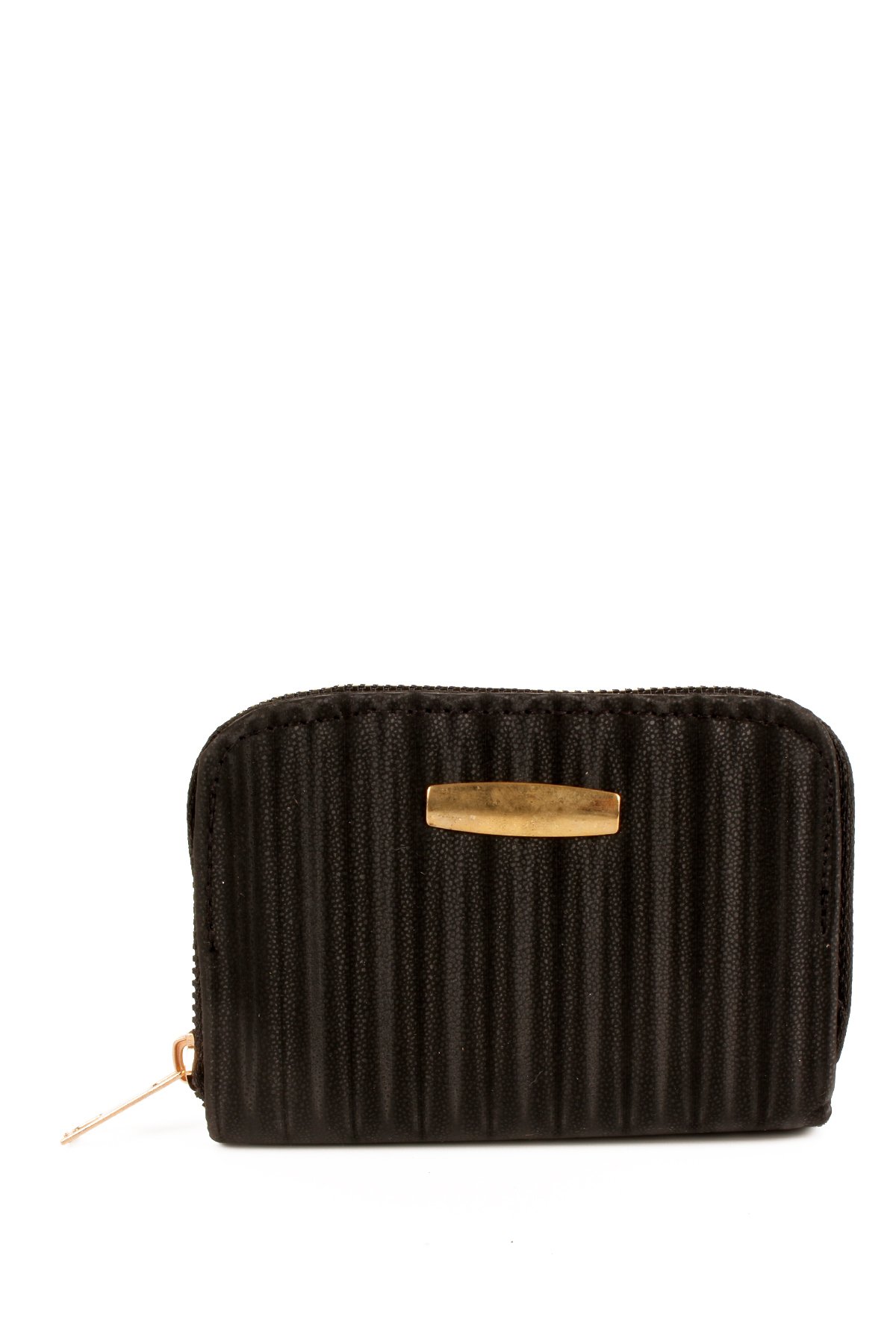 LWE50707-SyhTalhaLuwwe Bag'sKadın Fermuarlı Saten Doku Üç İç Bölmeli Cüzdan Ve Kartlık  (50707)