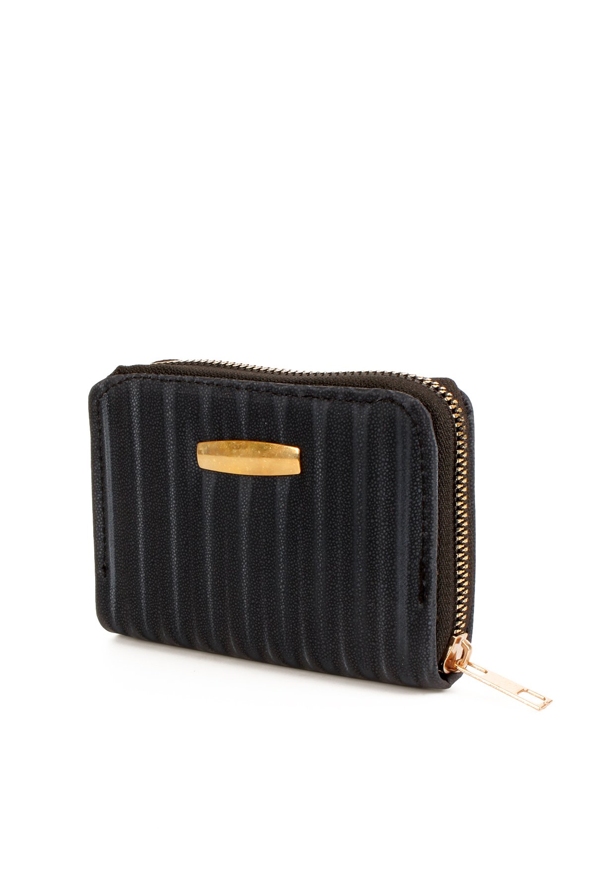 LWE50707-SyhTalhaLuwwe Bag'sKadın Fermuarlı Saten Doku Üç İç Bölmeli Cüzdan Ve Kartlık  (50707)