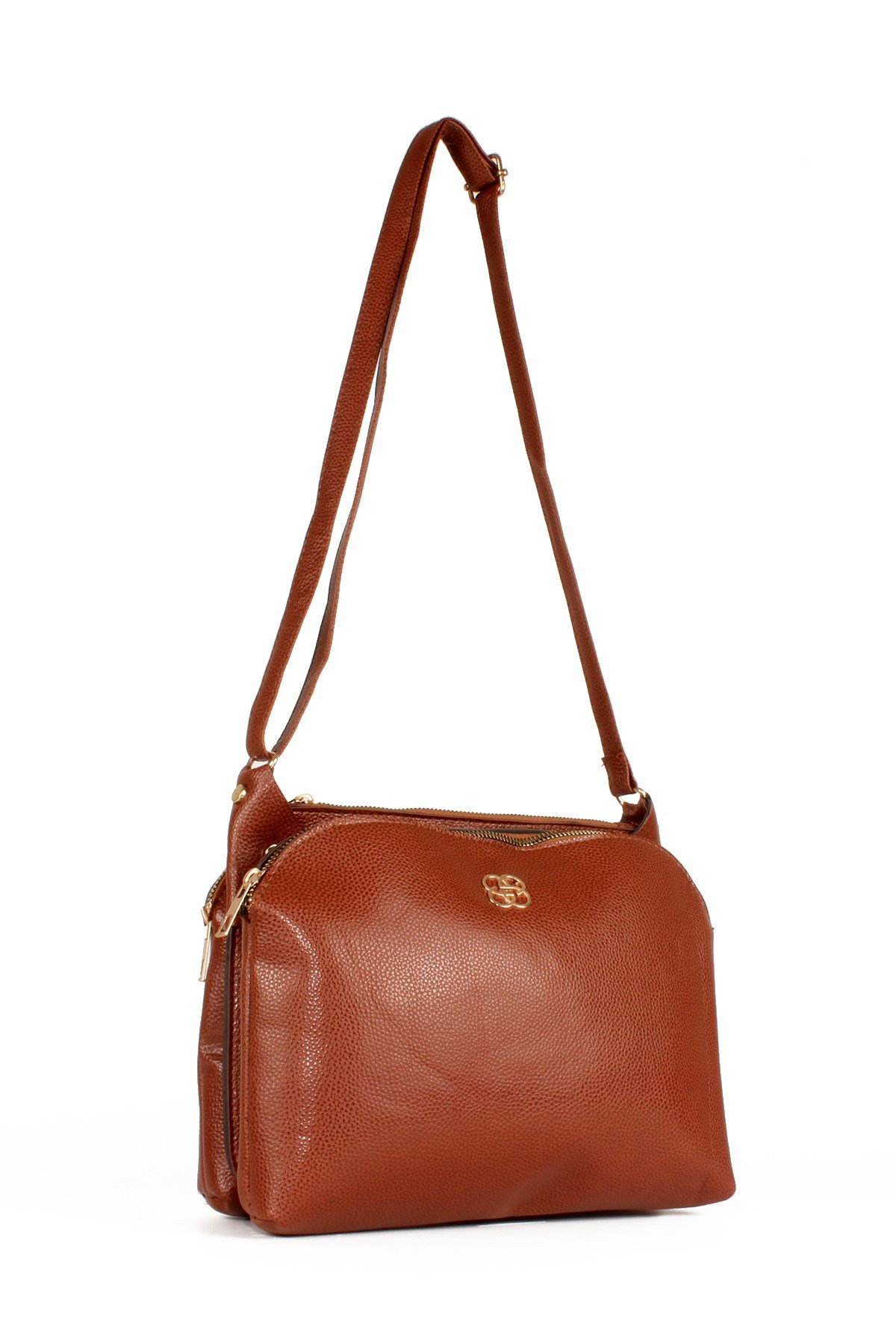 LWE20426-SLuwweLuwwe Bag'sKadın Fermuarlı Üç Gözlü Omuz Çantası (20426)