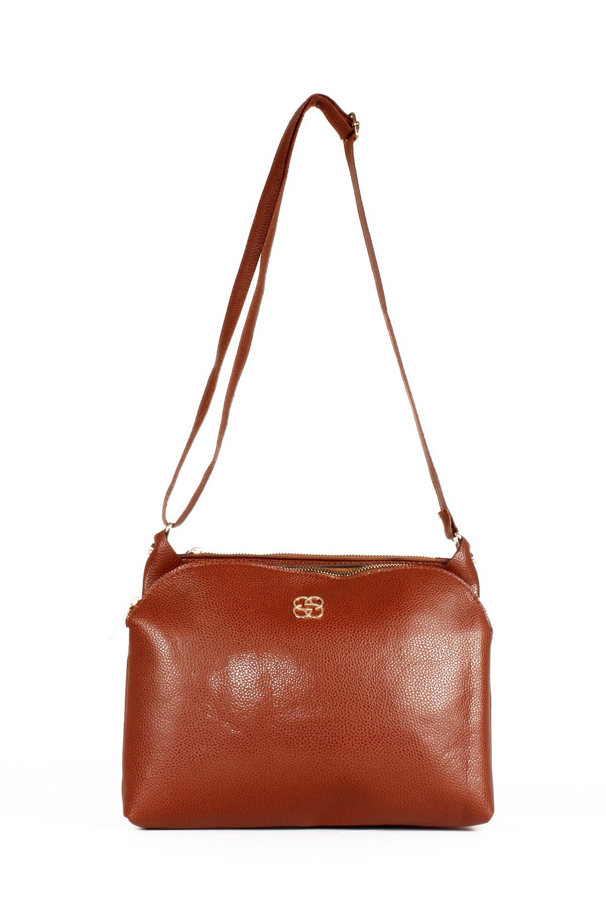 LWE20426-SLuwweLuwwe Bag'sKadın Fermuarlı Üç Gözlü Omuz Çantası (20426)